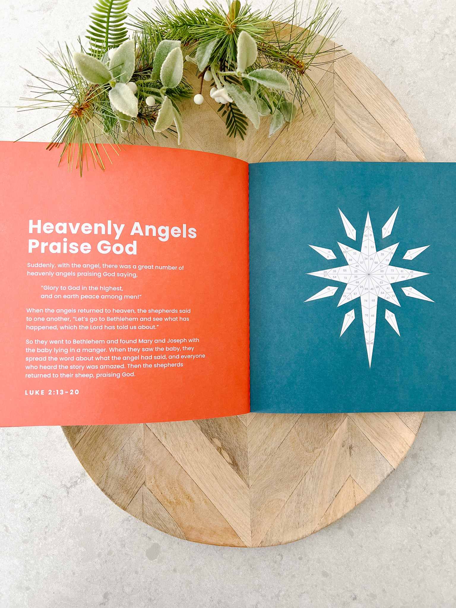 Pray By Sticker Christmas Activity Book for Kids - Fun Holiday Crafts, Bible Stories & Sticker Scenes - Perfect for Family Bonding, Sunday School & Christmas Gifts