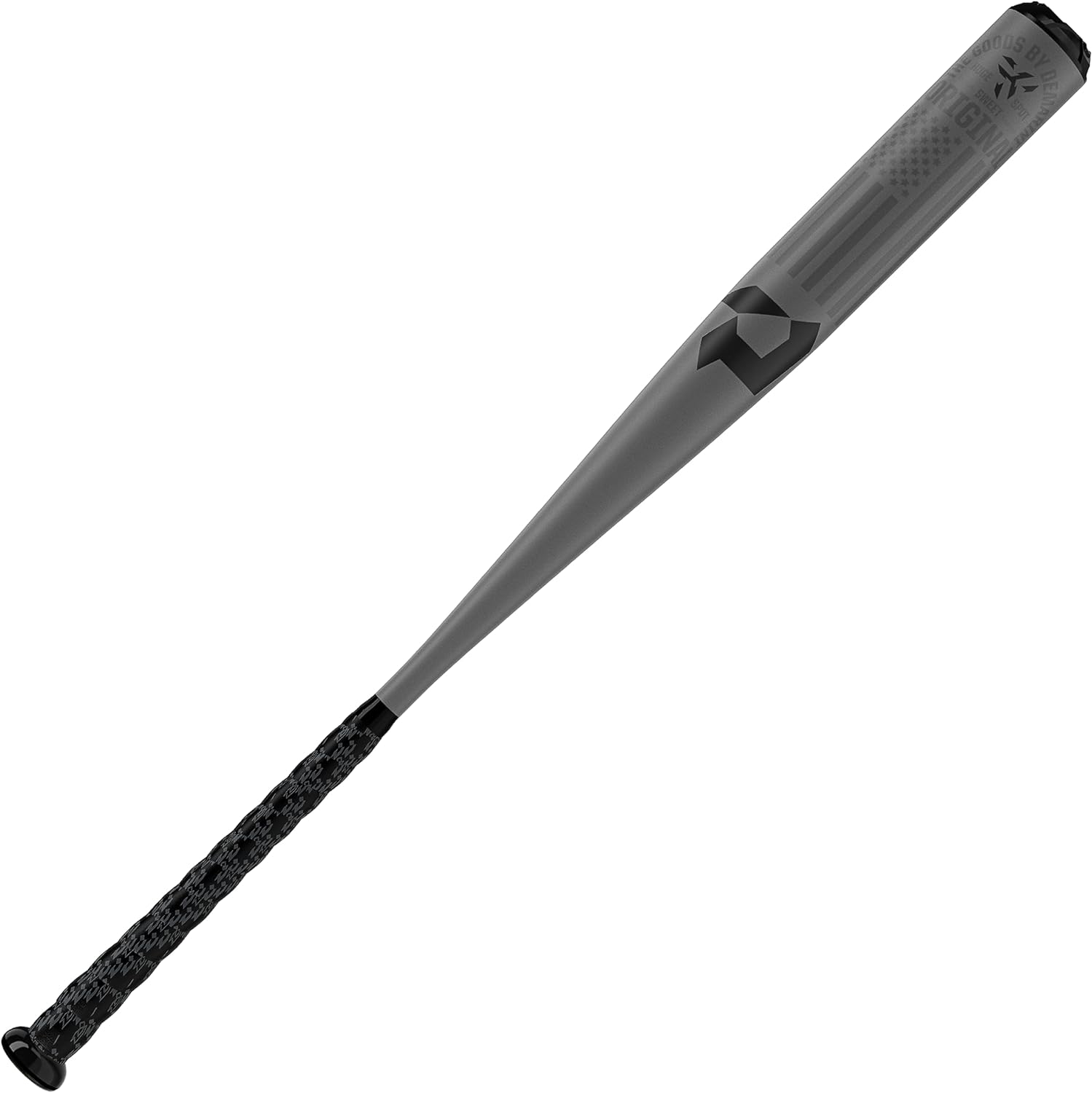 **DeMarini 2024 The Goods One Piece (3) BBCOR Baseball Bat - Gray/Black | High-Performance Baseball Bat for Power Hitters | Perfect for League Games & Training**