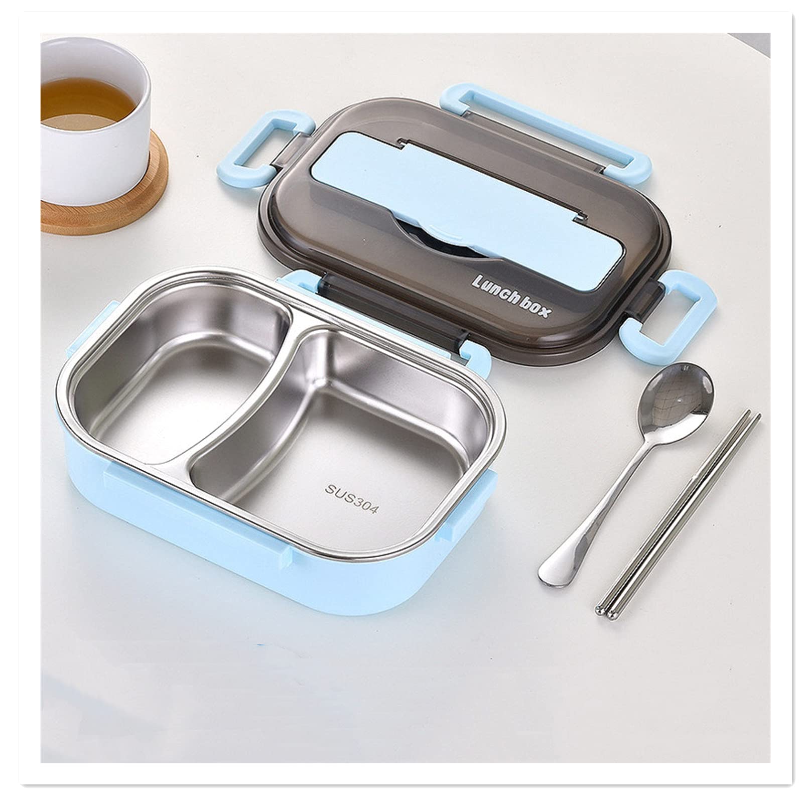 **2021 Upgraded Kids Bento Lunch Box with Stainless Steel Liner – Insulated Thermal Lunch Containers for Students, School & Office – Perfect for Healthy Meals, Picnics & Travel**