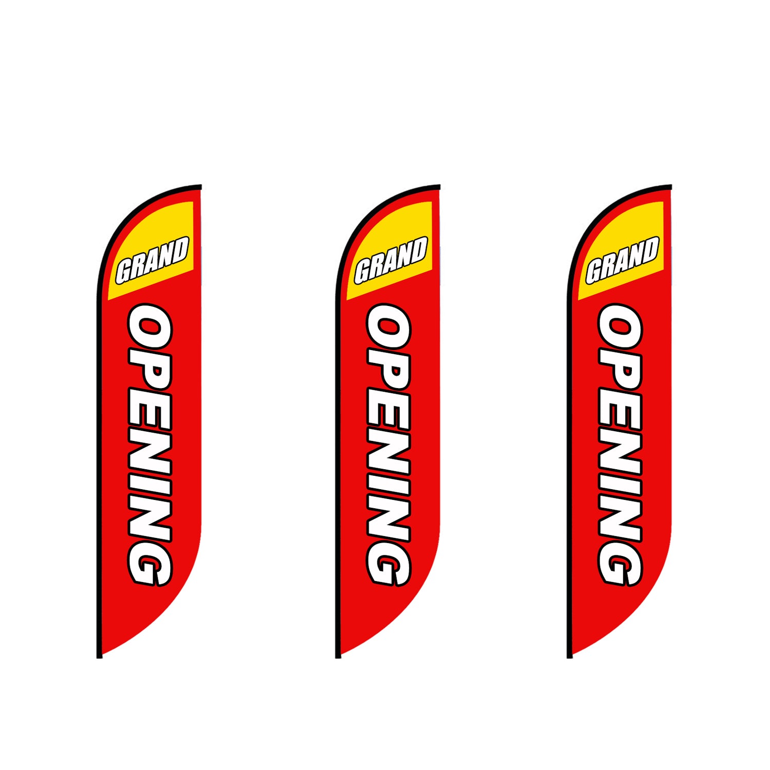 Custom Feather Flag Advertising - 8FT/10FT/12FT ABCCANOPY | Outdoor Promotional Flags for Business, Events & Sports | Durable & Weather-Resistant