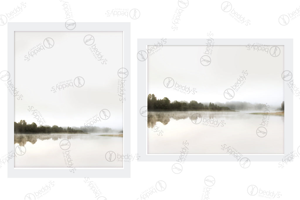 Misty Morning Landscape Artwork Digital Download - High Resolution Wall Art for Home Decor, Office, Living Room & Bedroom