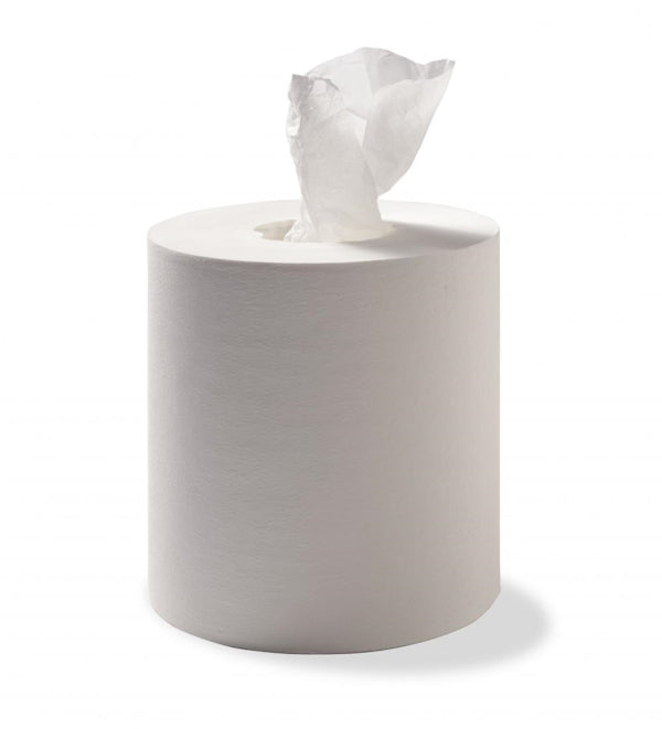 Caprice Duro Centrefeed Paper Towels 4 Rolls | 300m Long | Commercial & Home Cleaning, Kitchen, Bathroom, Office Use