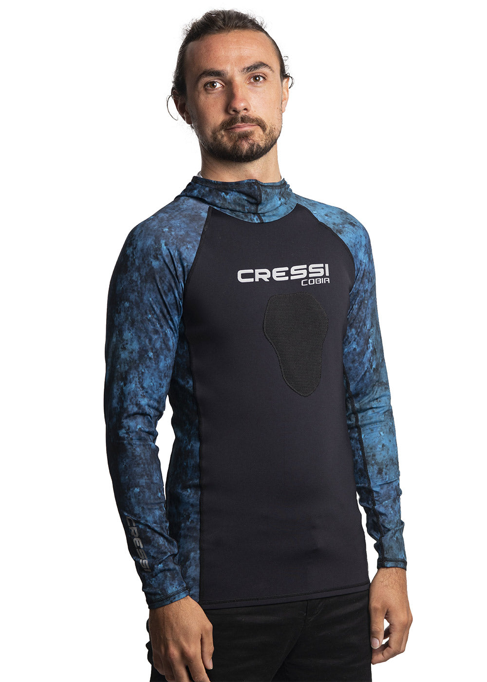 Cressi Cobia 1mm Neoprene & Lycra Spearfishing Top for Men & Women - Comfortable Dive Shirt for Freediving, Snorkeling & Water Sports