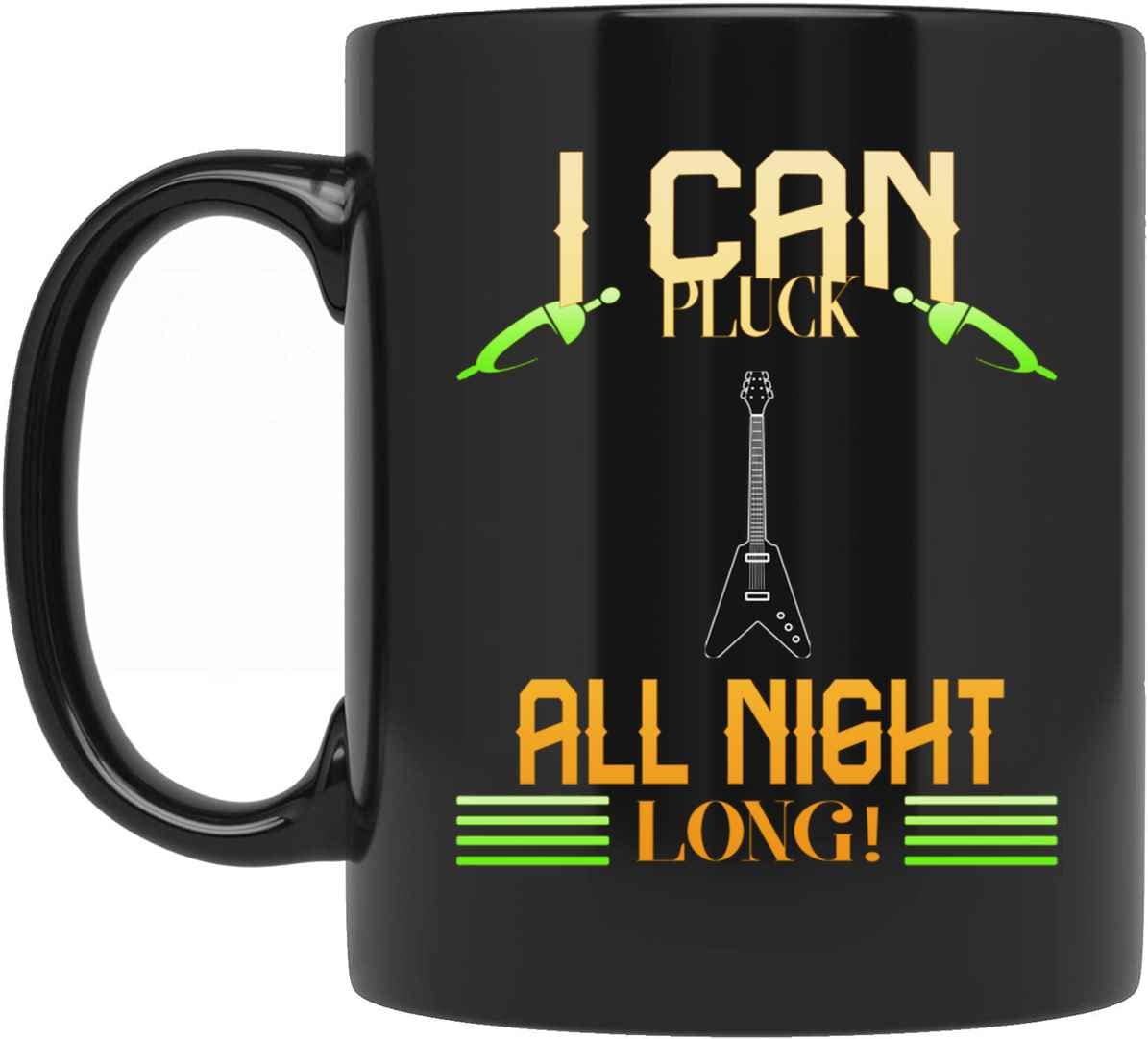i Can Pluck All Night Long - Funny Adult Novelty Gift for Men & Women, Coworkers, Family & Lovers - Perfect Birthday, Christmas & Special Occasion Present - Great for Parties, White Elephant Gifts & Office Humor