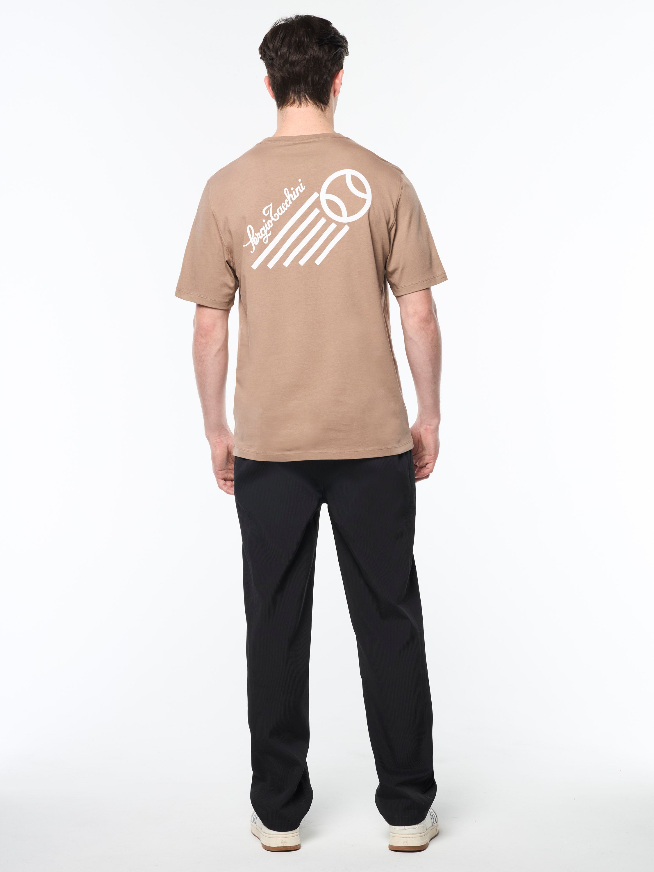 Mossa T-Shirt for Men & Women | Soft Cotton Taupe Grey Tee | Casual Wear, Lounge & Everyday Outfits