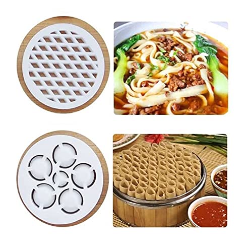 Best Manual Noodle Maker Machine for Home Use - Durable Plastic Pasta Press Tool for Fresh Homemade Noodles | Perfect for Italian Pasta, Asian Noodles & Kitchen DIY Projects