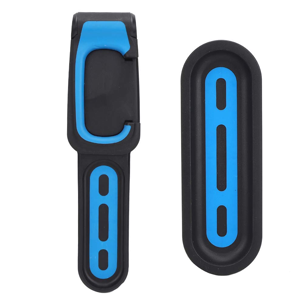 **ABS Bike Wall Mount Hook - Heavy Duty Bike Storage Rack Hanger for Mountain & Road Bikes - Space Saving Bike Parking Solution for Garage, Home, or Apartment (Black/Blue)**