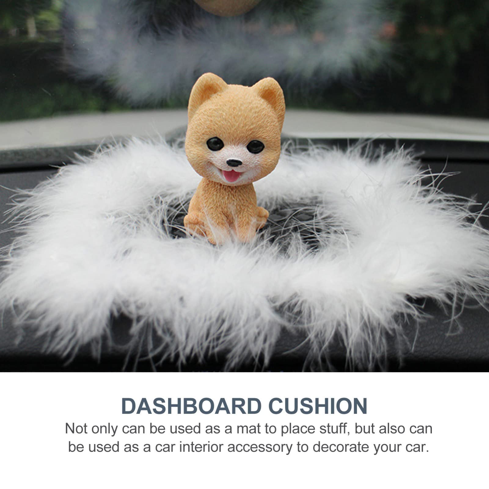 Non-Slip Car Dashboard Mat with Cup Holder - Wakauto Storage Mat for Sunglasses, Office Supplies & Ornaments | Perfect for Truck, SUV & Vehicle Organization - Keep Drinks Secure While Driving