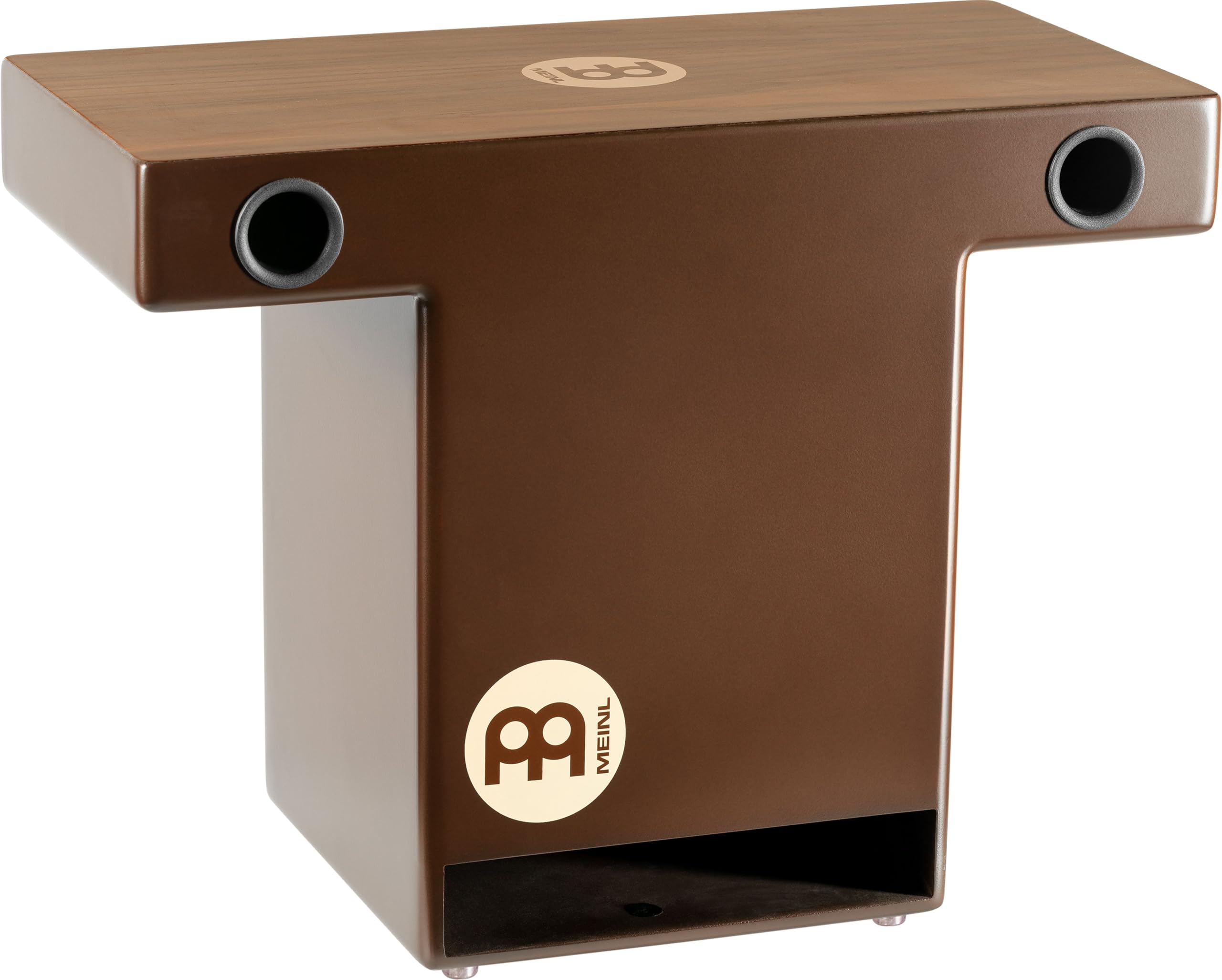 Meinl Slaptop Cajon Box Drum with Internal Snares & Sound Ports - Walnut Finish, 2-Year Warranty (TOPCAJ2WN) | Perfect for Live Performances, Studio Recording & Acoustic Jam Sessions