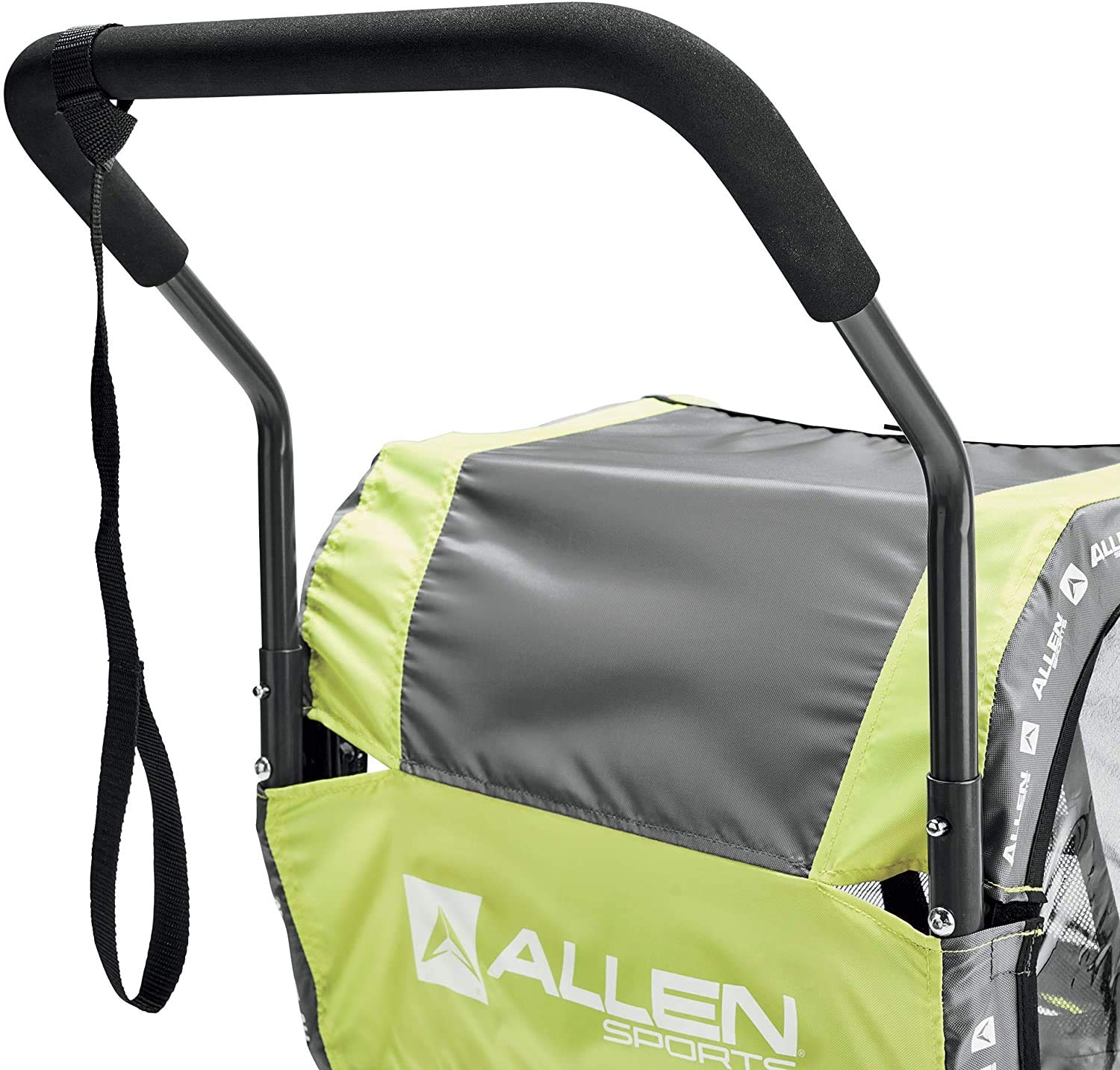 Allen Sports Deluxe 2-in-1 Bike Trailer & Jogging Stroller for Kids - Convertible Bicycle Cargo Carrier & Baby Stroller with Weather Shield - Perfect for Cycling, Running Errands & Outdoor Family Adventures