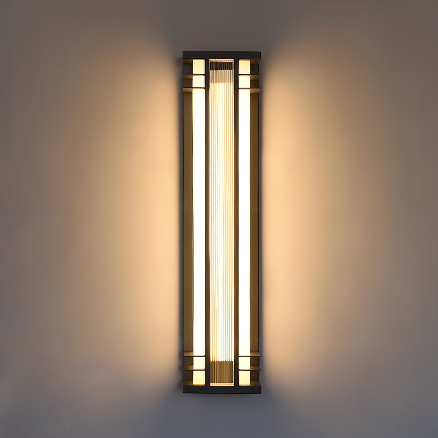 Double Axis Outdoor Wall Lamp - Adjustable LED Exterior Light for Porch, Patio, and Garden - Weatherproof & Energy Efficient - Perfect for Home Security and Landscape Lighting