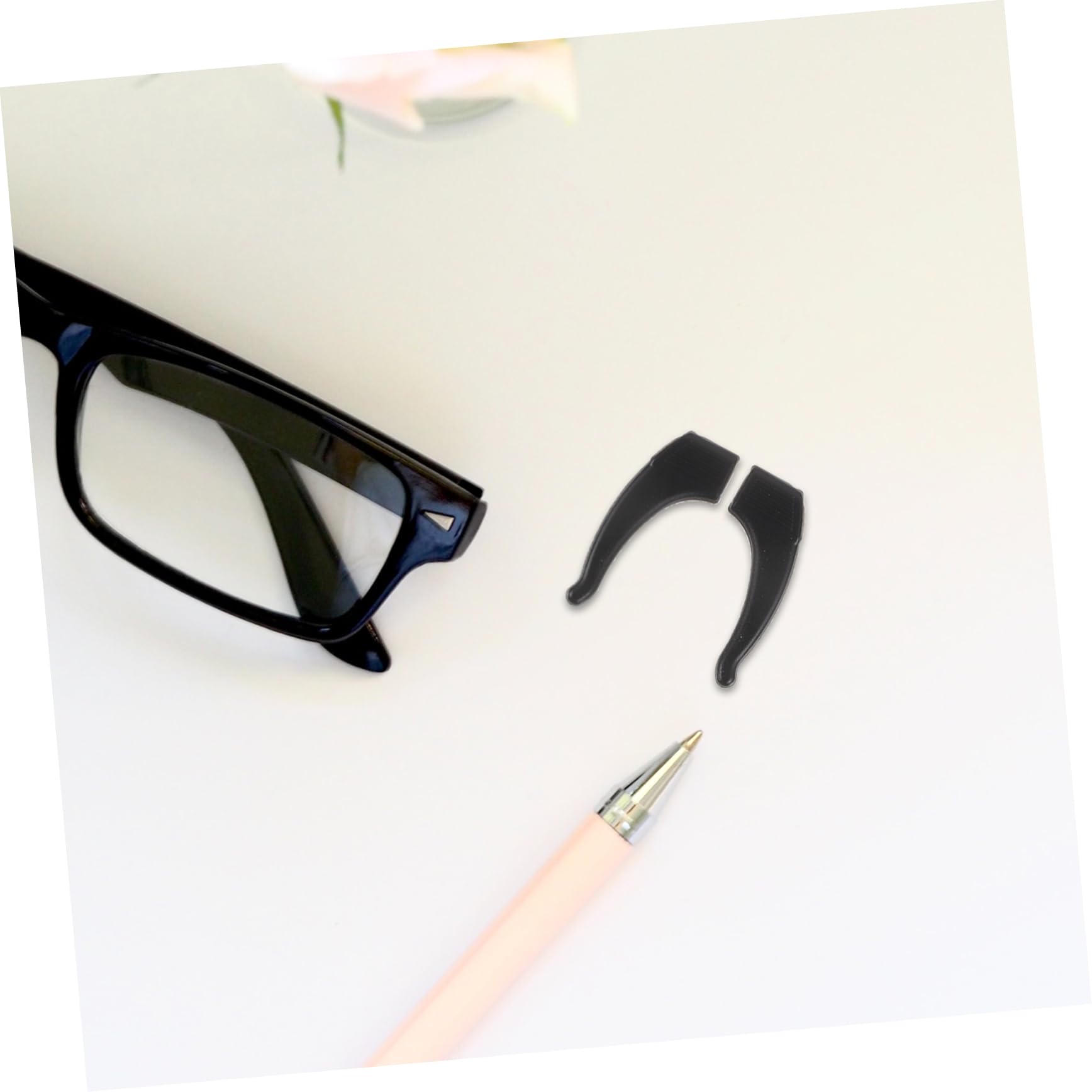 OSALADI Non-Slip Glasses Grips - Adjustable Silicone Nose Pads & Ear Hooks for Secure Fit | Anti-Slide Temple Tips & Interchangeable Accessories | Perfect for Sports, Reading & Everyday Comfort