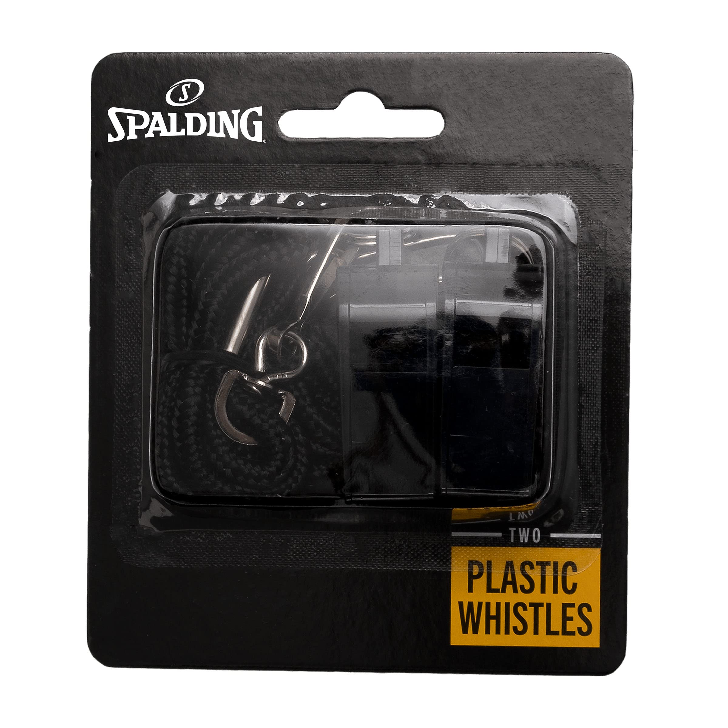 Spalding Plastic Whistle with Lanyard - Perfect for Sports & Coaching