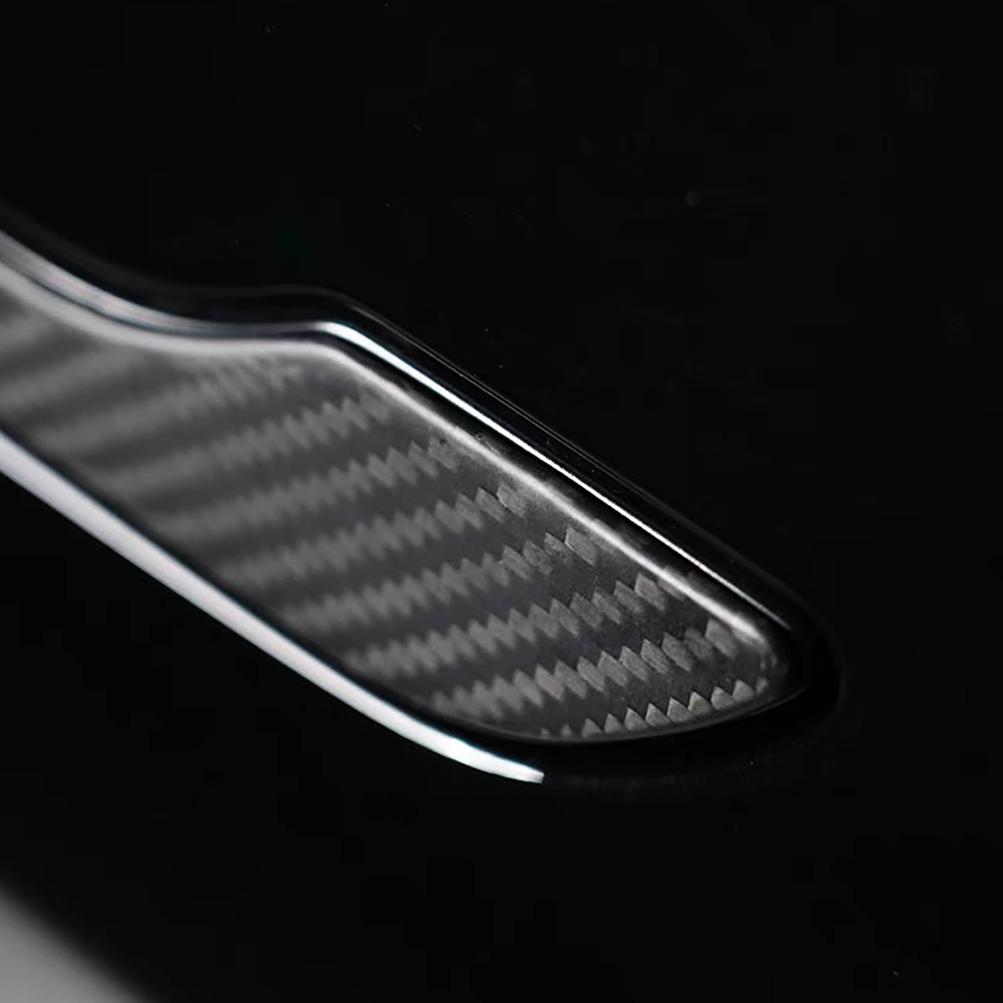 Premium Real Carbon Fiber Door Handle Covers for Tesla Model 3 (2024+), Model 3 Highland & Model Y (2025+) - Enhance Style & Protection for Your Electric Vehicle