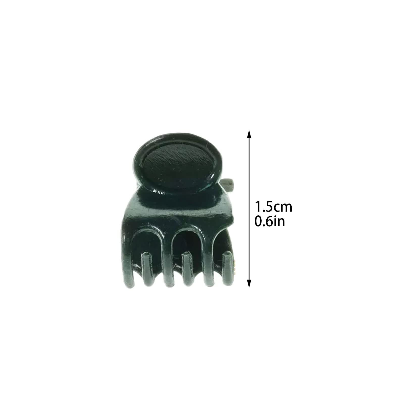 50Pcs Dark Green Plastic Orchid Clips - Garden Flower Vine Support Clips for Stems, Vines and Stalks | Ideal for Orchids, Tomatoes, Peas and Climbing Plants | Perfect for Indoor and Outdoor Gardening