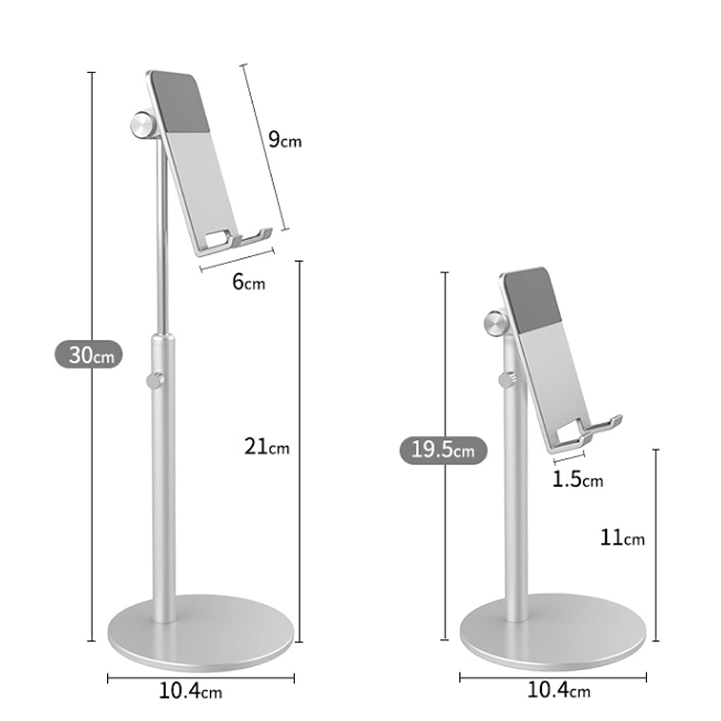 Adjustable Phone Stand Holder for Bedroom, Office, Kitchen & Bathroom - Multi-Angle Lazy Bracket for Watching Videos, Reading & Video Calls