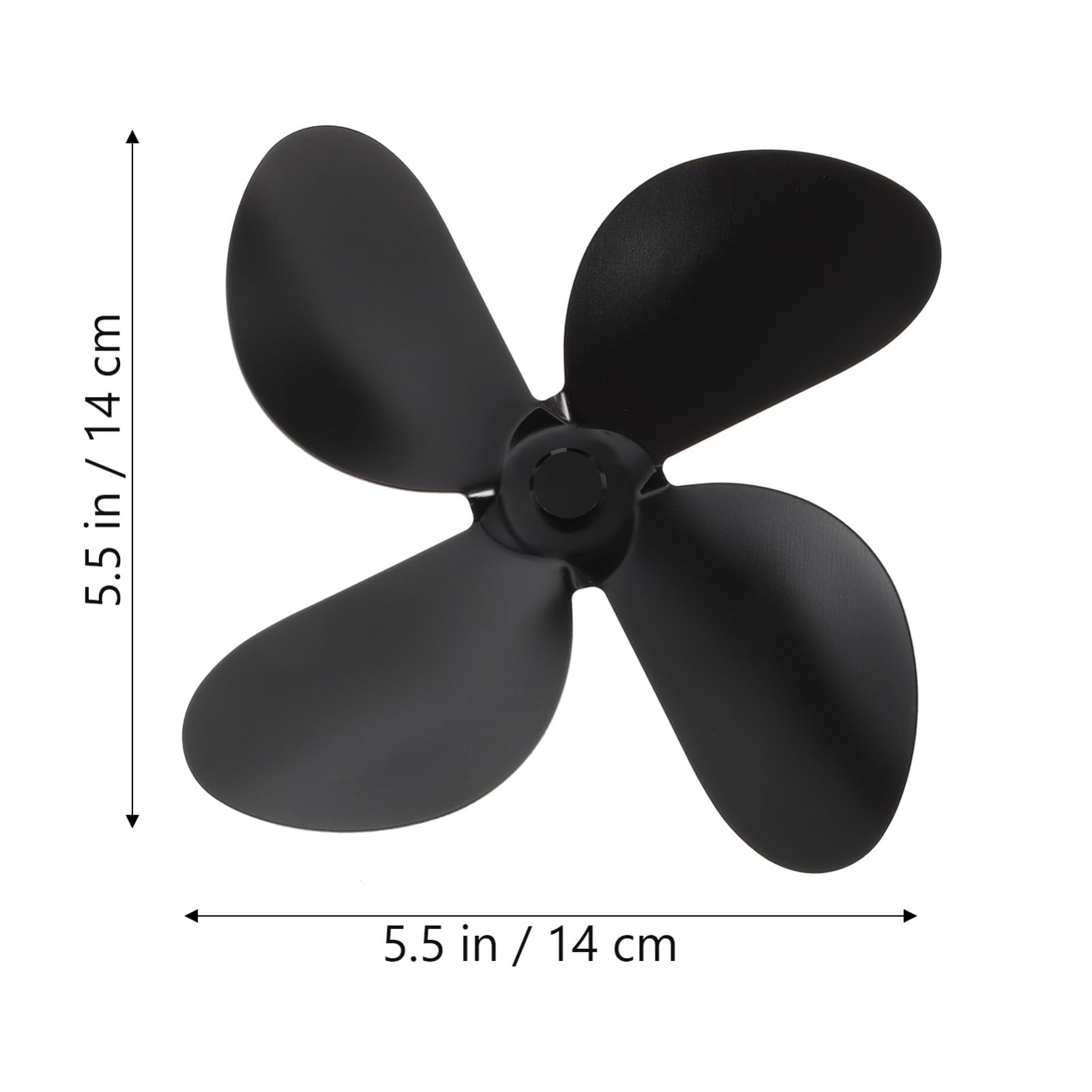 PRETYZOOM 2-Piece Fireplace Fan Blades Replacement Parts - Outdoor Ceiling Fan Accessories for Christmas Fireplace Decor, Patio, and Indoor Use