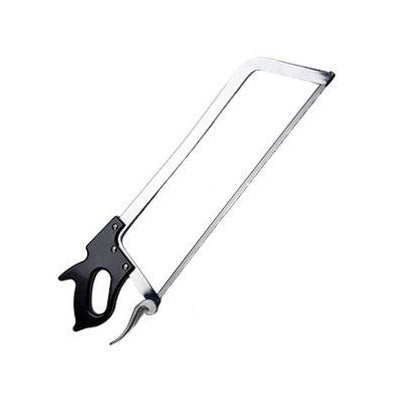 Alfa 6050 25/HMSS 25G Professional Hand Meat Saw - 25 Inch Stainless Steel Butcher Bone Cutting Tool for Home Kitchen, Hunting & BBQ