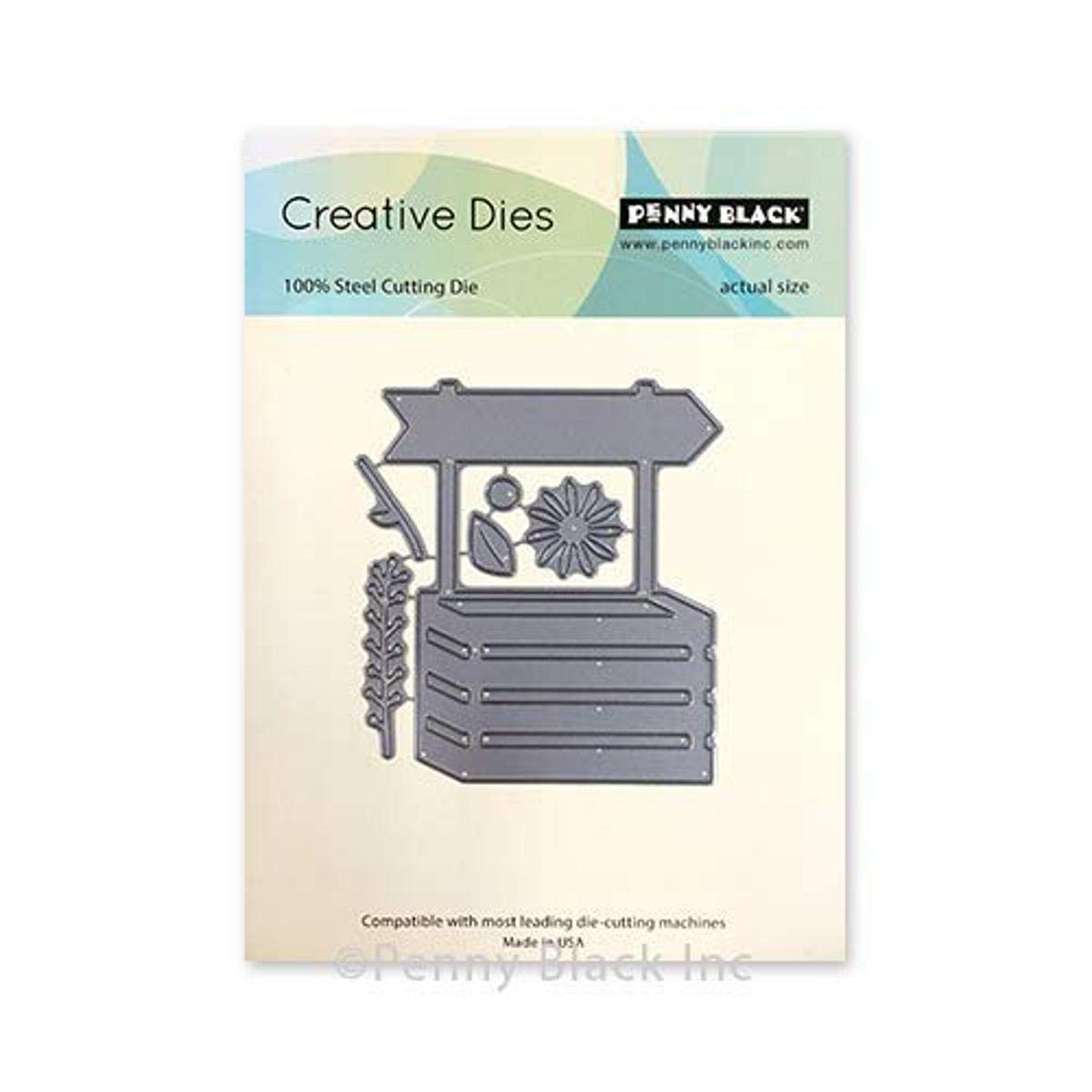 Penny Black Creative Dies - Garden Box 3x3.3