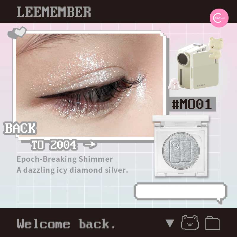 LEEMEMBER Dreamcore Bear Single Eyeshadow - Highly Pigmented, Long Lasting Eyeshadow for Stunning Eye Makeup - Perfect for Everyday Wear, Parties & Special Occasions