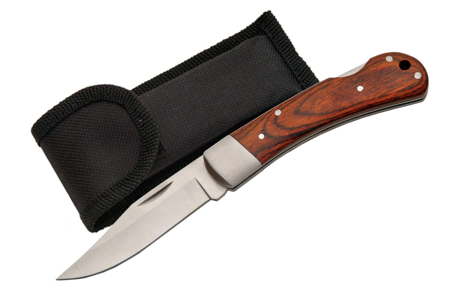 Szco Supplies Premium Single Bolster Lockback Knife - Durable Hunting & Outdoor Survival Tool for Camping, Hiking & Everyday Carry