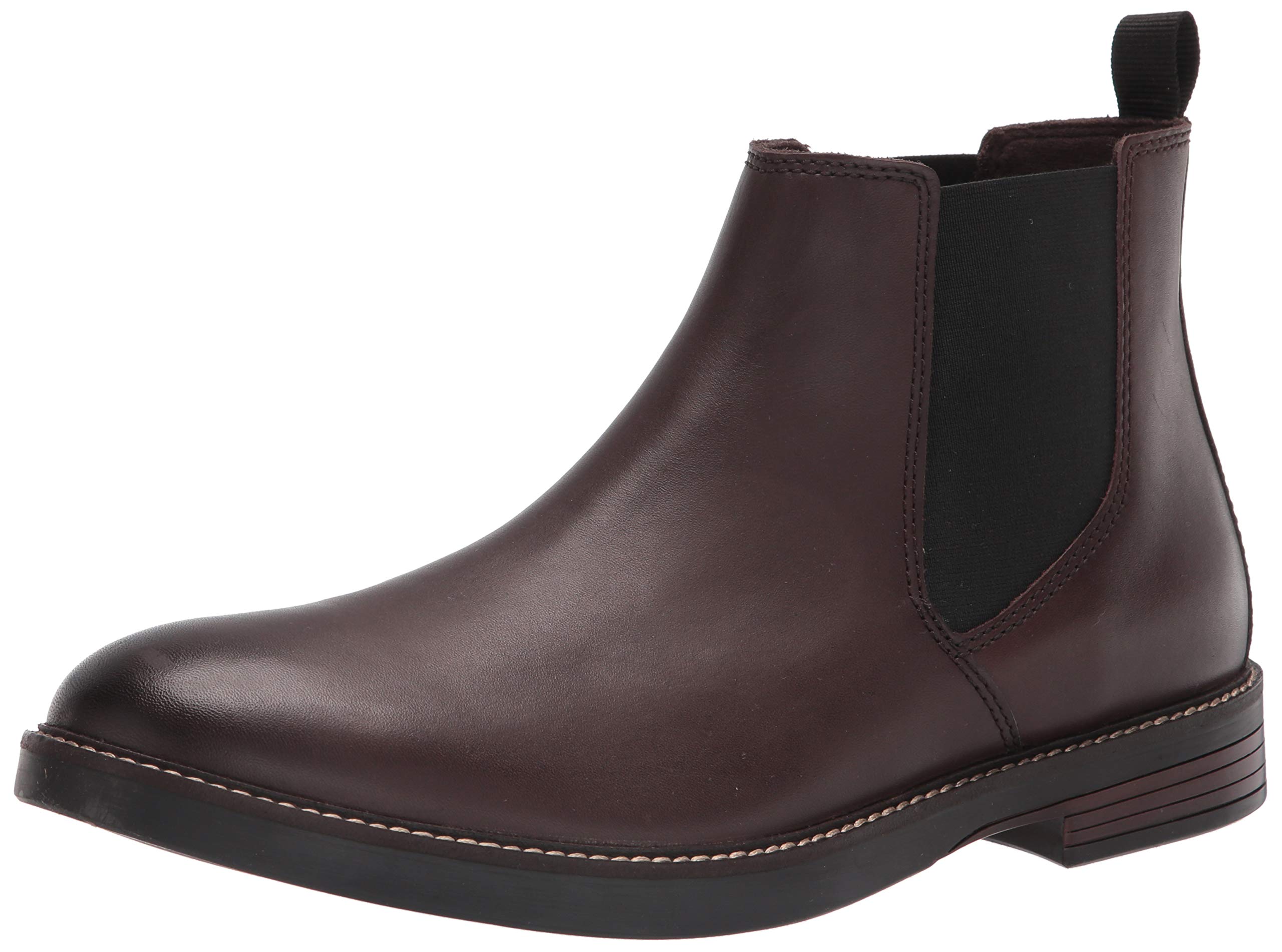 Clarks Men's Paulson Up Leather Casual Shoes - Comfortable Slip-On Loafers for Business, Travel & Everyday Wear
