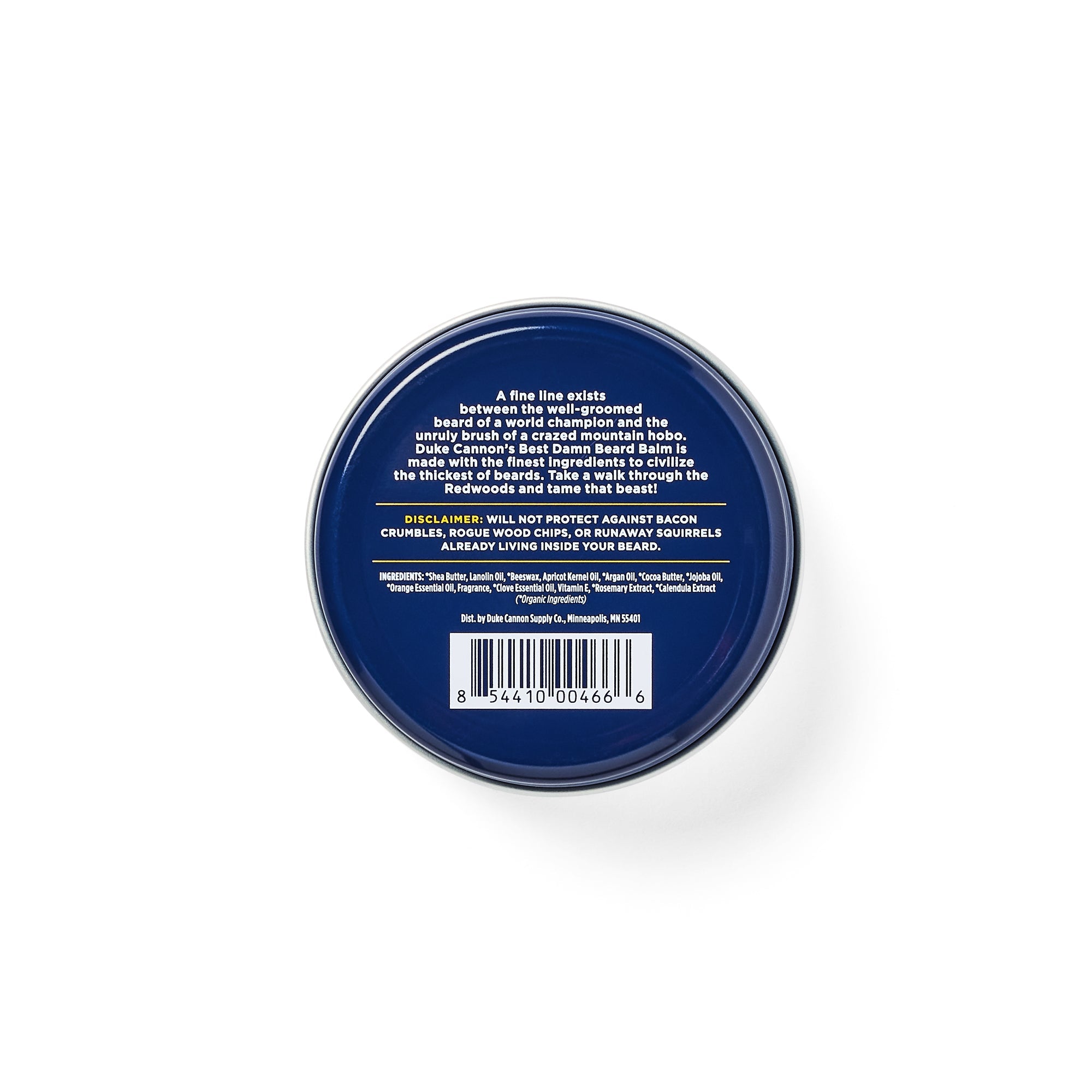 Duke Cannon Best Damn Beard Balm for Men - Natural Conditioning & Styling - Grooming Mustache & Facial Hair - Perfect for Daily Use & Travel