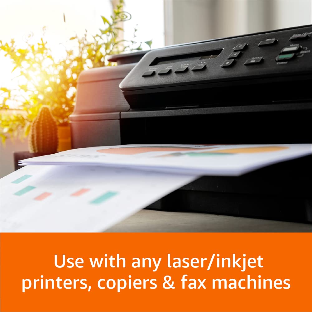 Amazon Basics 150-Sheet Autofeed Micro-Cut Paper Shredder & Multipurpose Copy Printer Paper, 8.5 x 11 Inch 20Lb - 8 Ream Case (4,000 Sheets), 92 GE Bright White for Office, Home & School Use