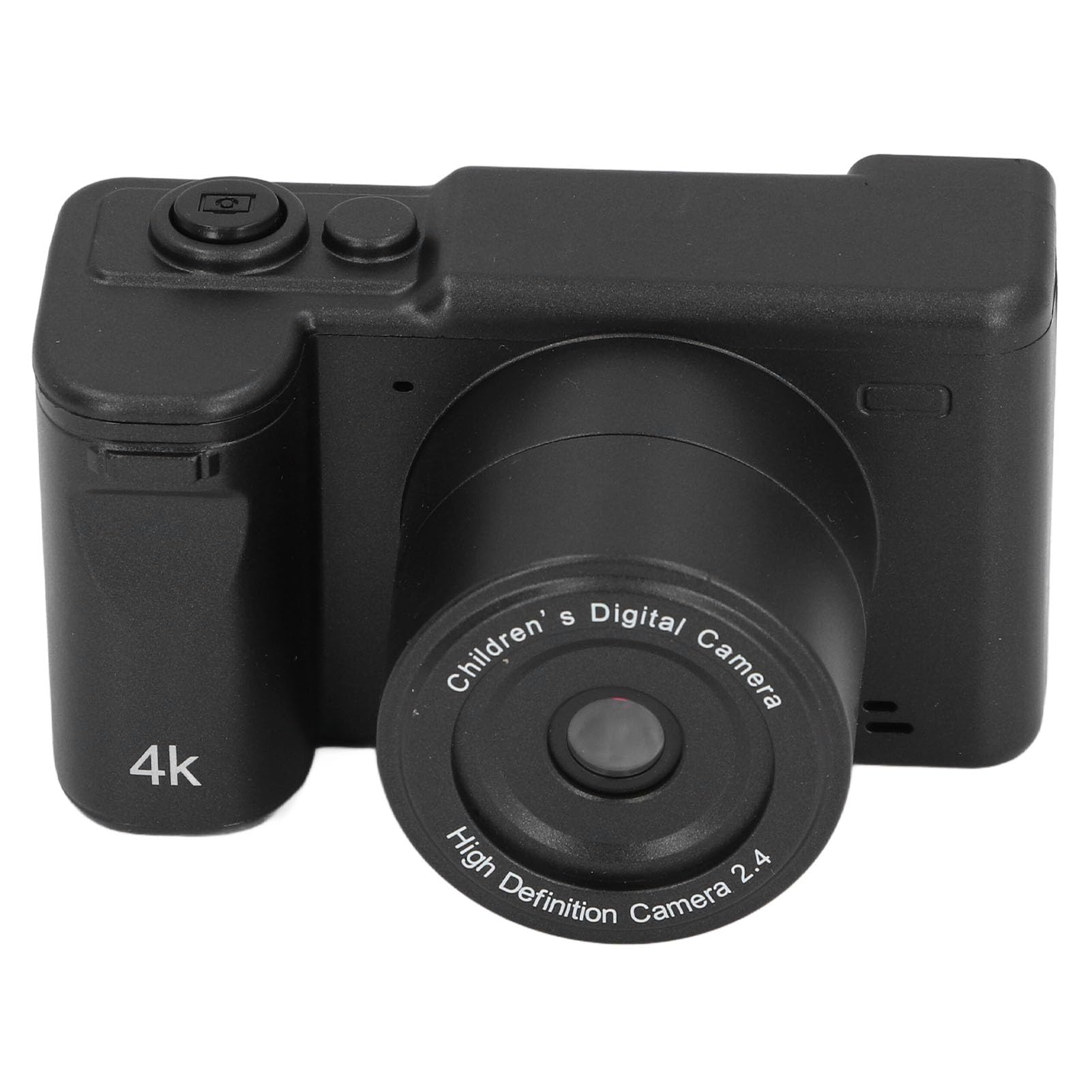 4K Kids Digital Camera with Foldable Tripod - Compact IPS Screen, 8X Digital Zoom & Auto Light Fill - Perfect for Hiking, Outdoor Adventures & Birthday Gifts (Black)