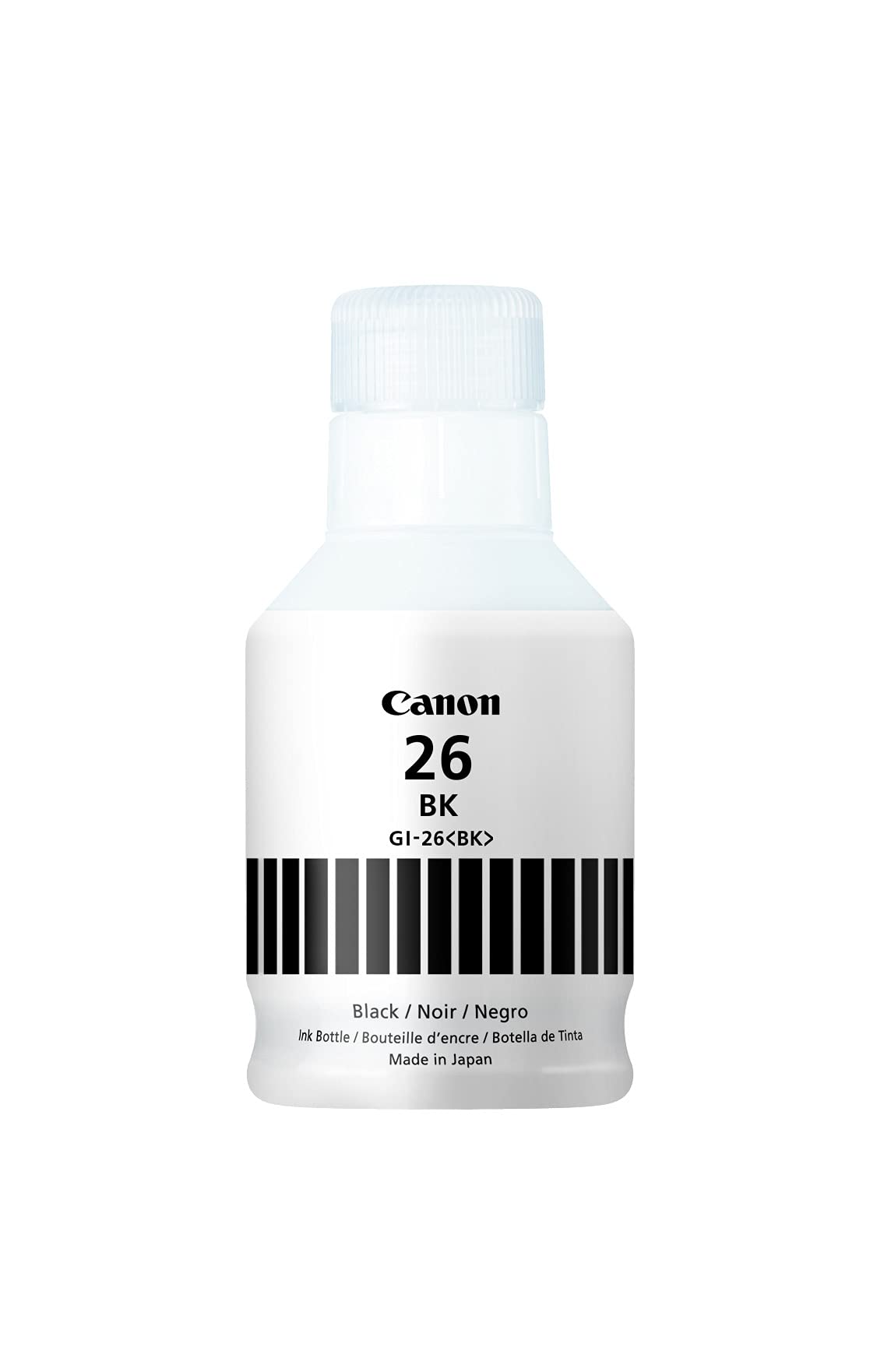 Canon GI-26 Black Ink Bottle - High Yield Refill for GX7020 & GX6020 Supertank Printers | Perfect for Home Office, School Projects & Small Business Printing