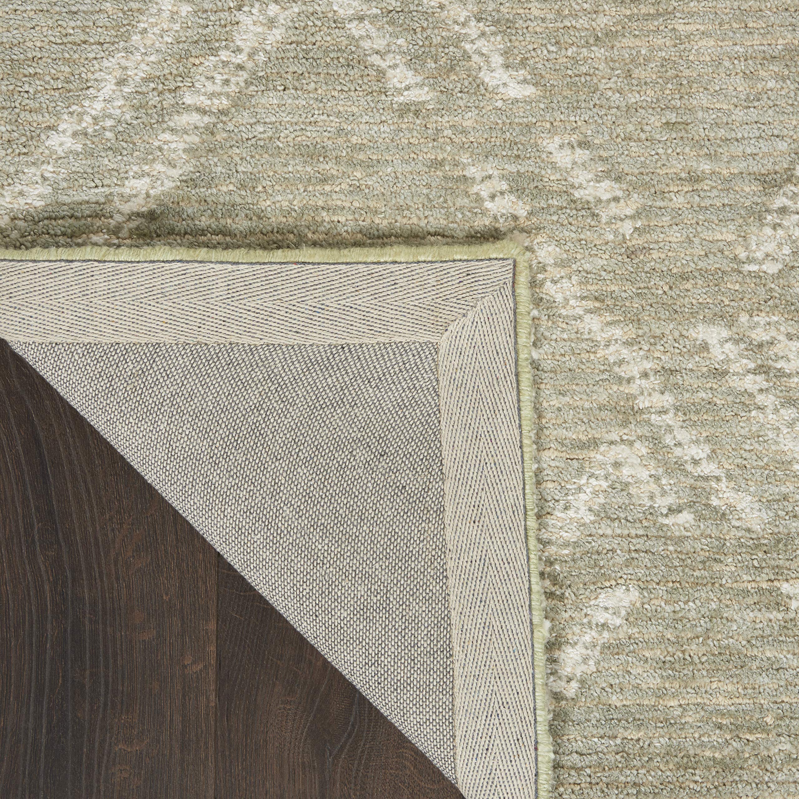 Nourison Venosa Modern Green Ivory 2'3