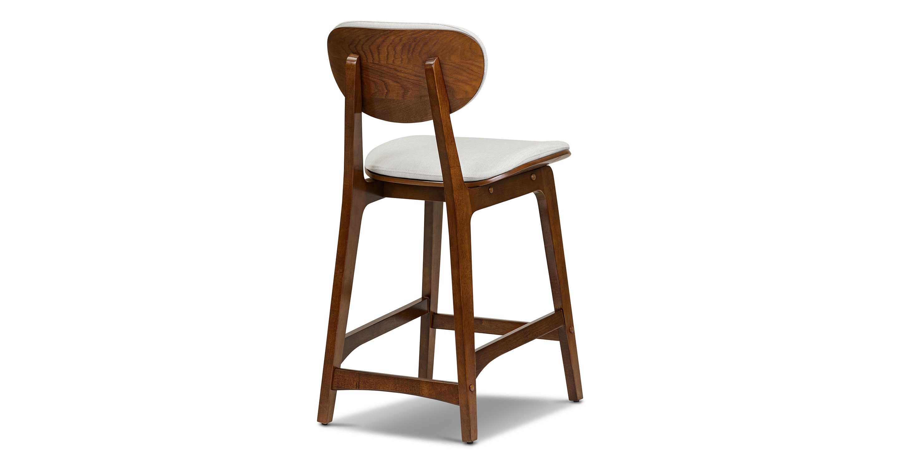 Finnley Counter Stool with Removable Washable Covers - Modern Kitchen Bar Stools for Dining Room, Breakfast Nook & Home Decor