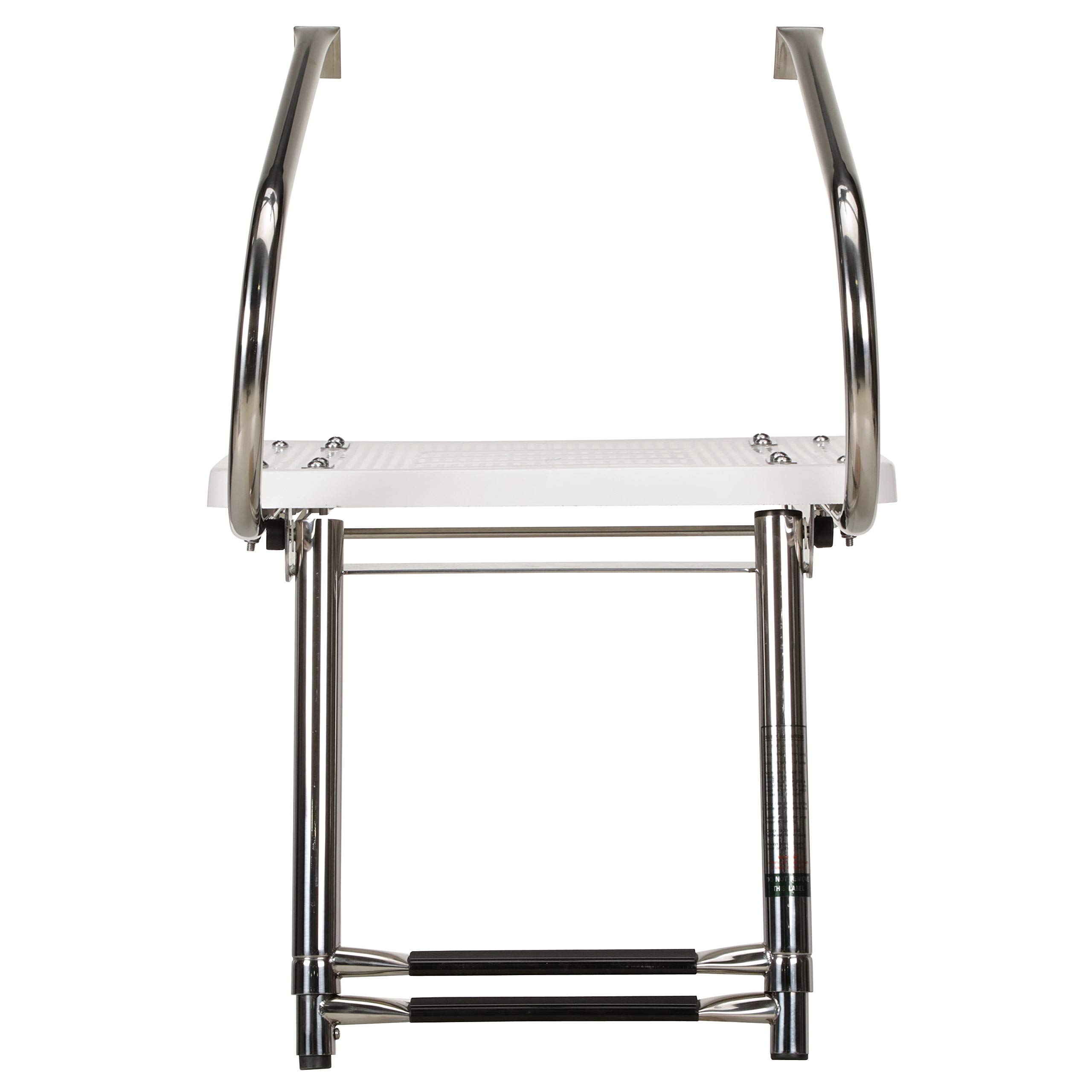Seachoice Deluxe Universal Swim Platform with Side Mount Telescoping Ladder - Heavy Duty Boat Accessory for Swimming, Diving & Water Sports