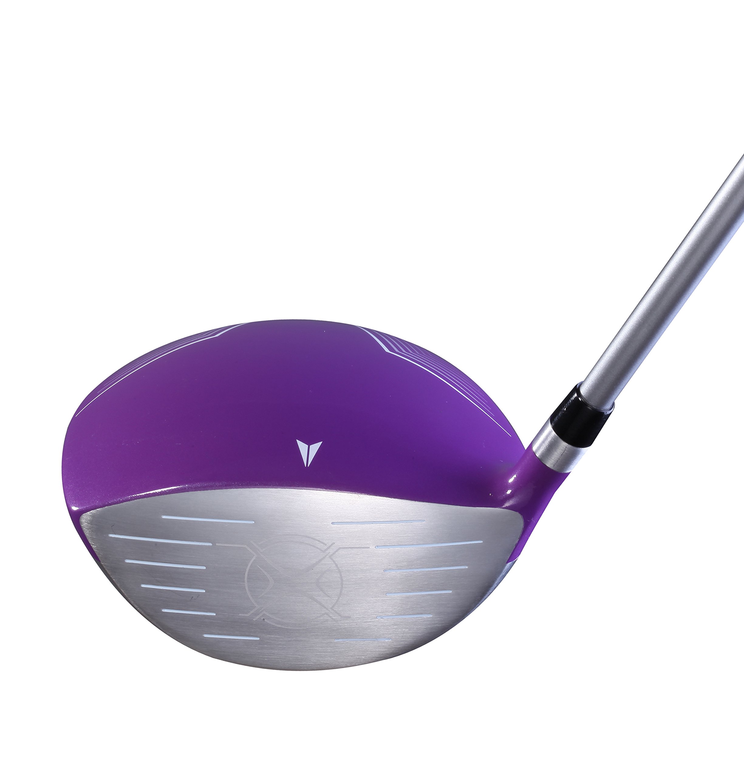 **Aspire XD1 Women's Golf Clubs Full Set - Right Handed Driver, Fairway, Hybrid, 6-PW Irons, Putter & Stand Bag with 3 Headcovers | Ultra-Light Graphite Shafts | Available in 3 Sizes & Purple Color | Perfect for Beginners & Intermediate Female Golfers**