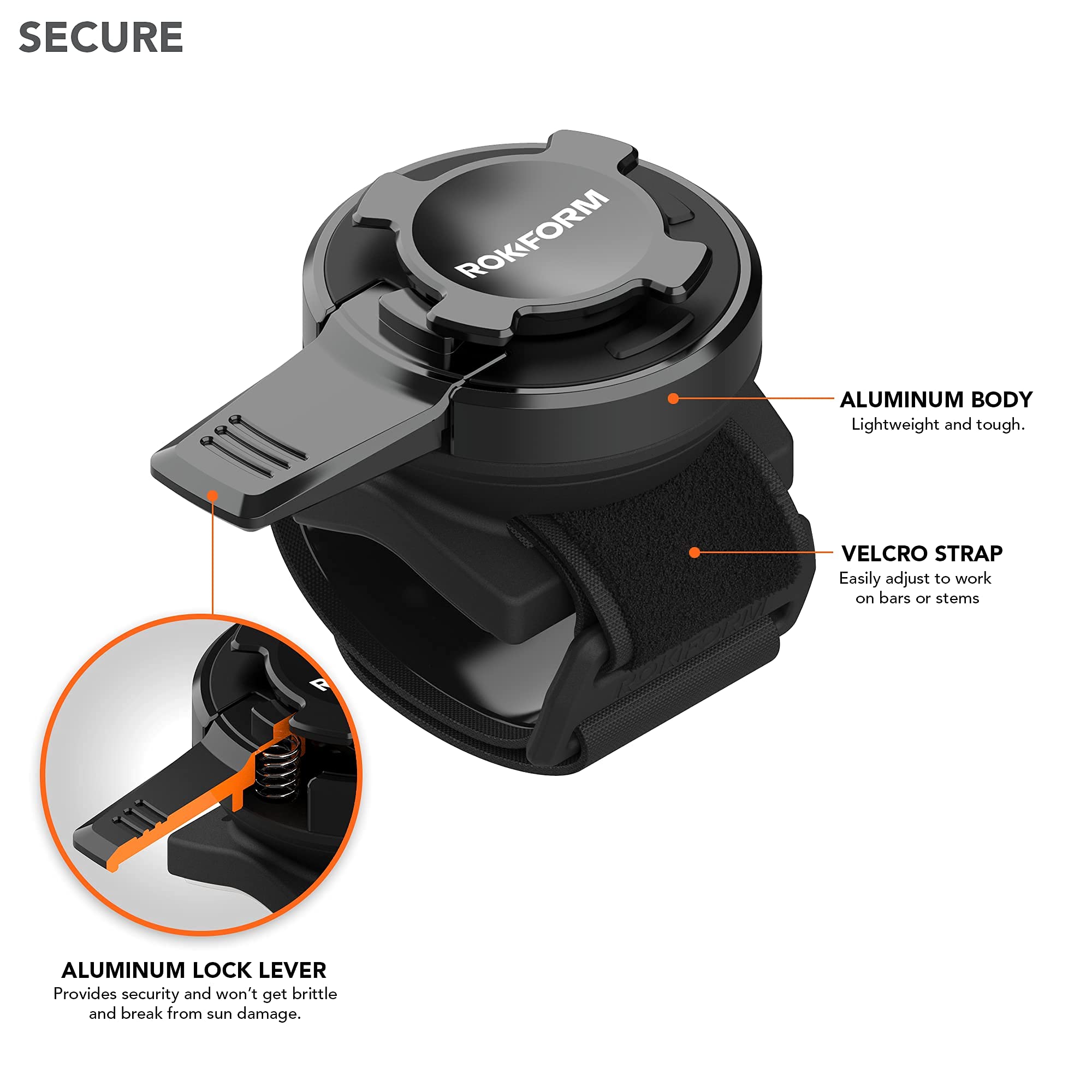 Rokform Rugged Case for iPhone 11 Pro with Universal Bike Mount | Shockproof Protective Cover | Perfect for Cycling, Motorcycling & Outdoor Adventures