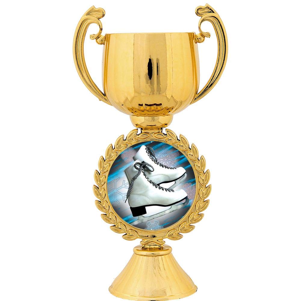 Personalized Ice Skating Trophy Cup - 7.25