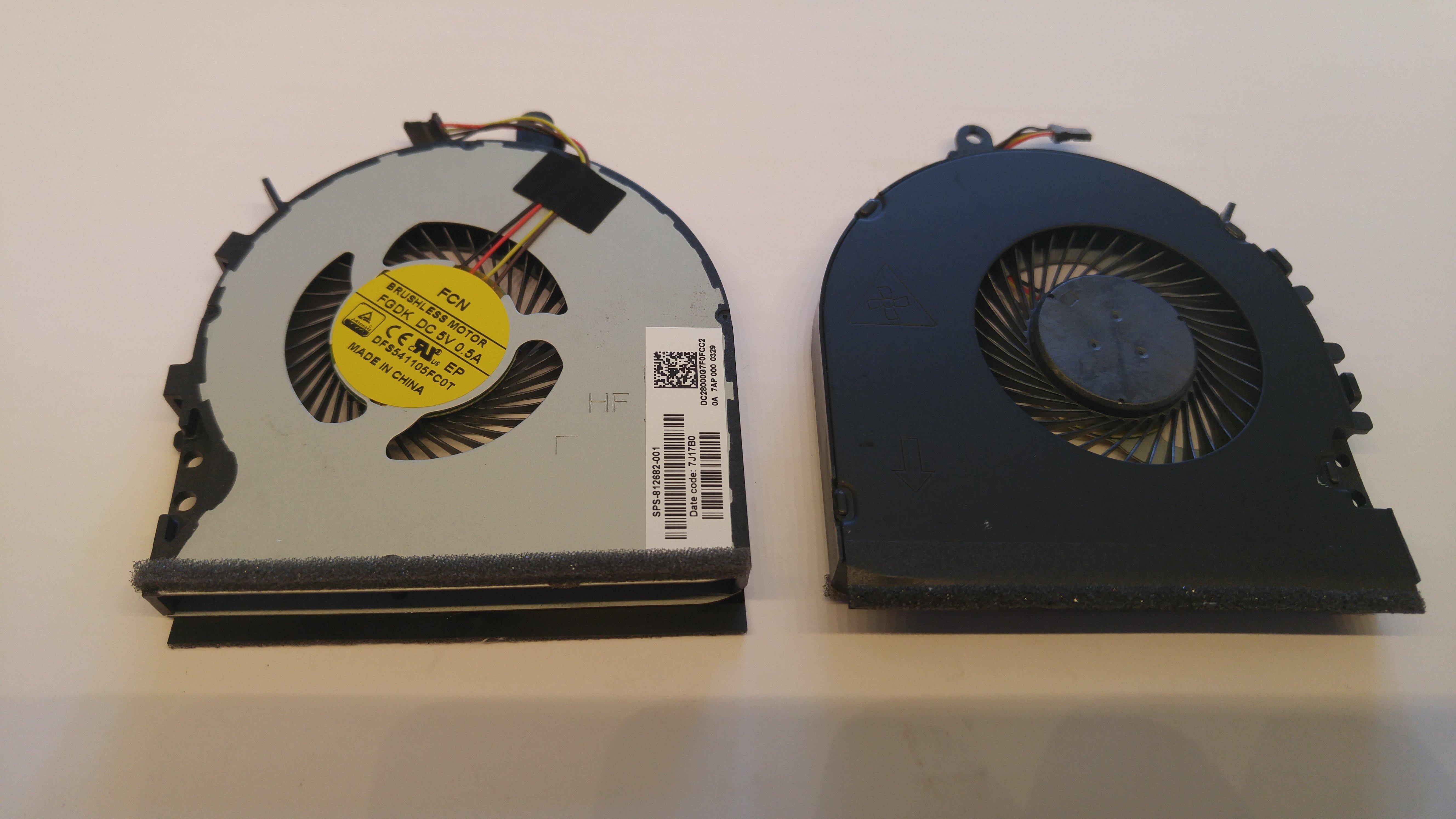 Original HP ENVY 15 Laptop Cooling Fan 812682-001 Replacement - Compatible with ENVY 15 AE/15T AE/15 AH/15Z AH/M6 P Models - Perfect for Gaming, Work & Overheating Prevention