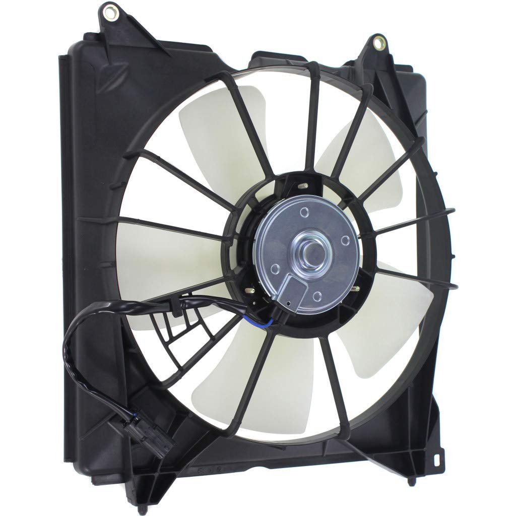 Denso A/C Radiator Fan Assembly Driver Side for 2013-2016 Honda Accord Sedan L4 & Coupe EX/EX-L/Touring Models - Compatible with HO3115162, 19020RWKJ01, 190305A2A01, 190155A2A01 - Perfect for AC System Repair & Cooling Performance Enhancement