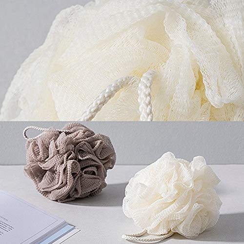 Boxoon 2-Pack Large Loofah Shower Sponges - Exfoliating Bath Sponge Balls for Adults & Kids | Gentle Skin Cleansing for Shower & Bath Time Relaxation