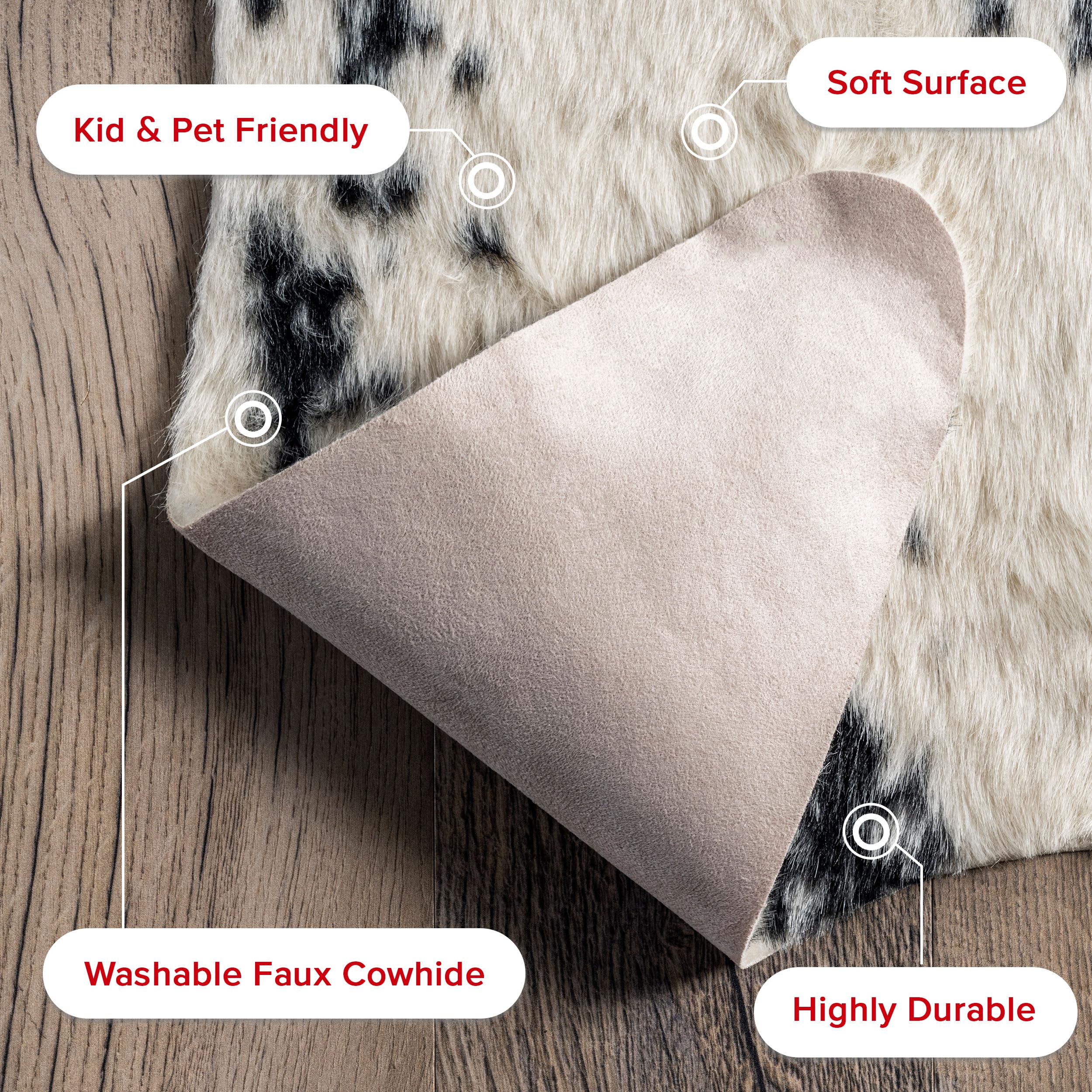 nuLOOM Marcia Black 5' x 7' SpinClean Machine Washable Stain-Resistant Area Rug - Medium Pile for Living Room, Bedroom & Dining Room | Soft & Durable Floor Covering for High Traffic Areas