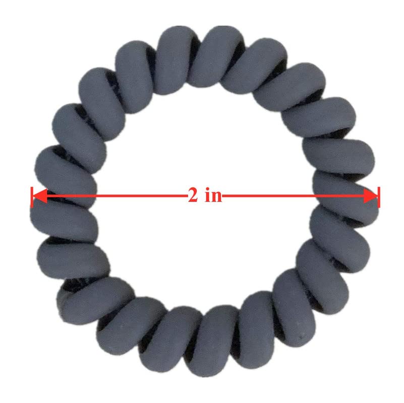Traceless Elastic Hair Bands - Strong Grip Non-Slip Hair Ties for Women & Girls - No Soak Stretchy Ponytail Holders for Workout, Yoga, Running & Daily Use