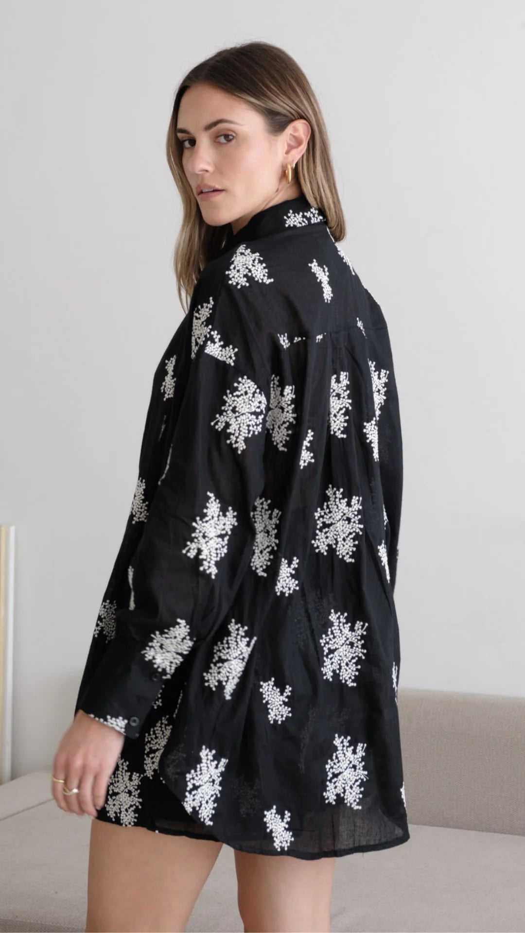 CELINA Embroidered Shirt and Shorts Set for Women - Floral Summer Outfit - Perfect for Beach Vacation, Casual Wear & Outdoor Activities