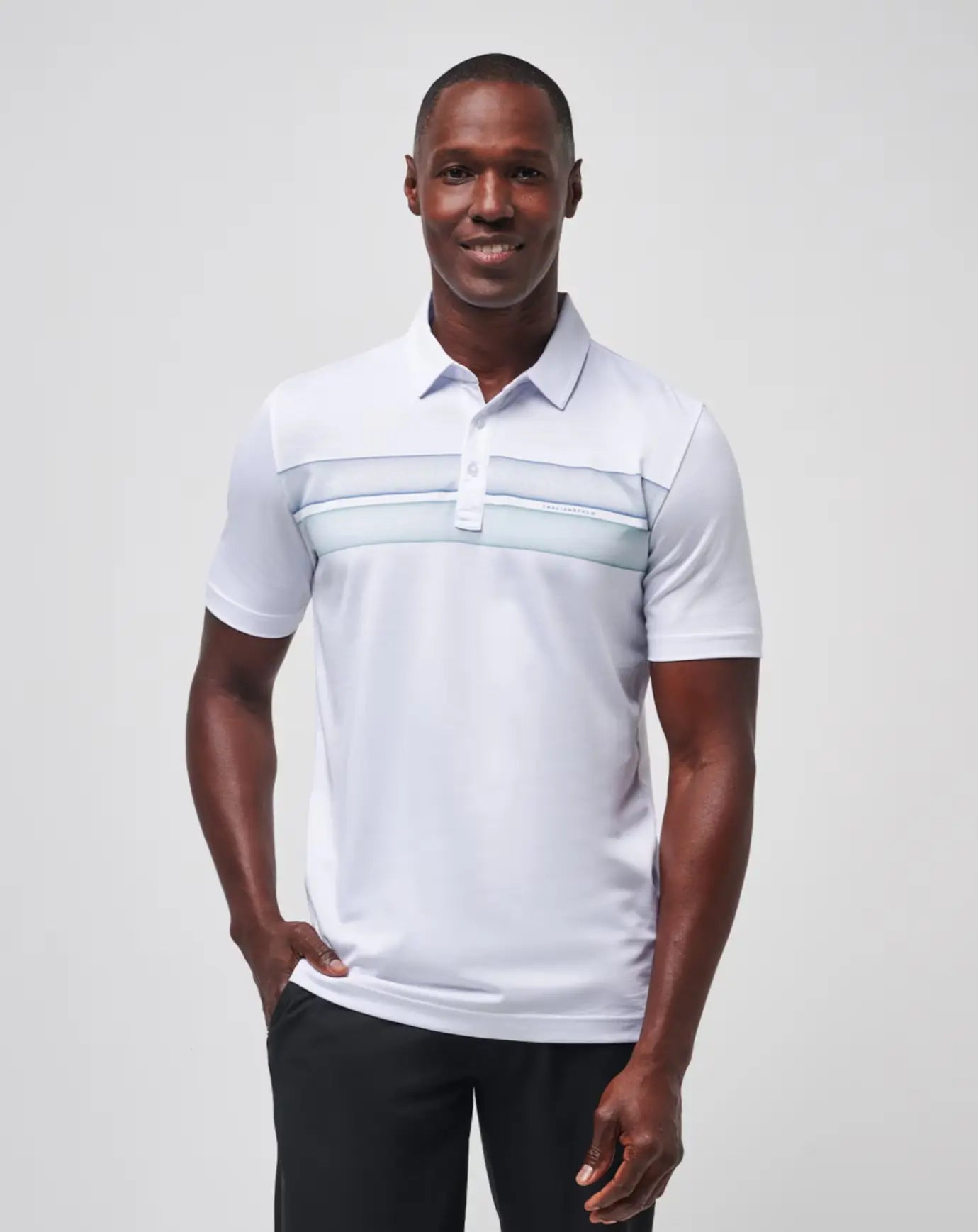 TravisMathew Ocean Time Performance Polo Shirt for Men - Moisture-Wicking, UV Protection & Breathable Fabric - Perfect for Golf, Travel & Casual Wear