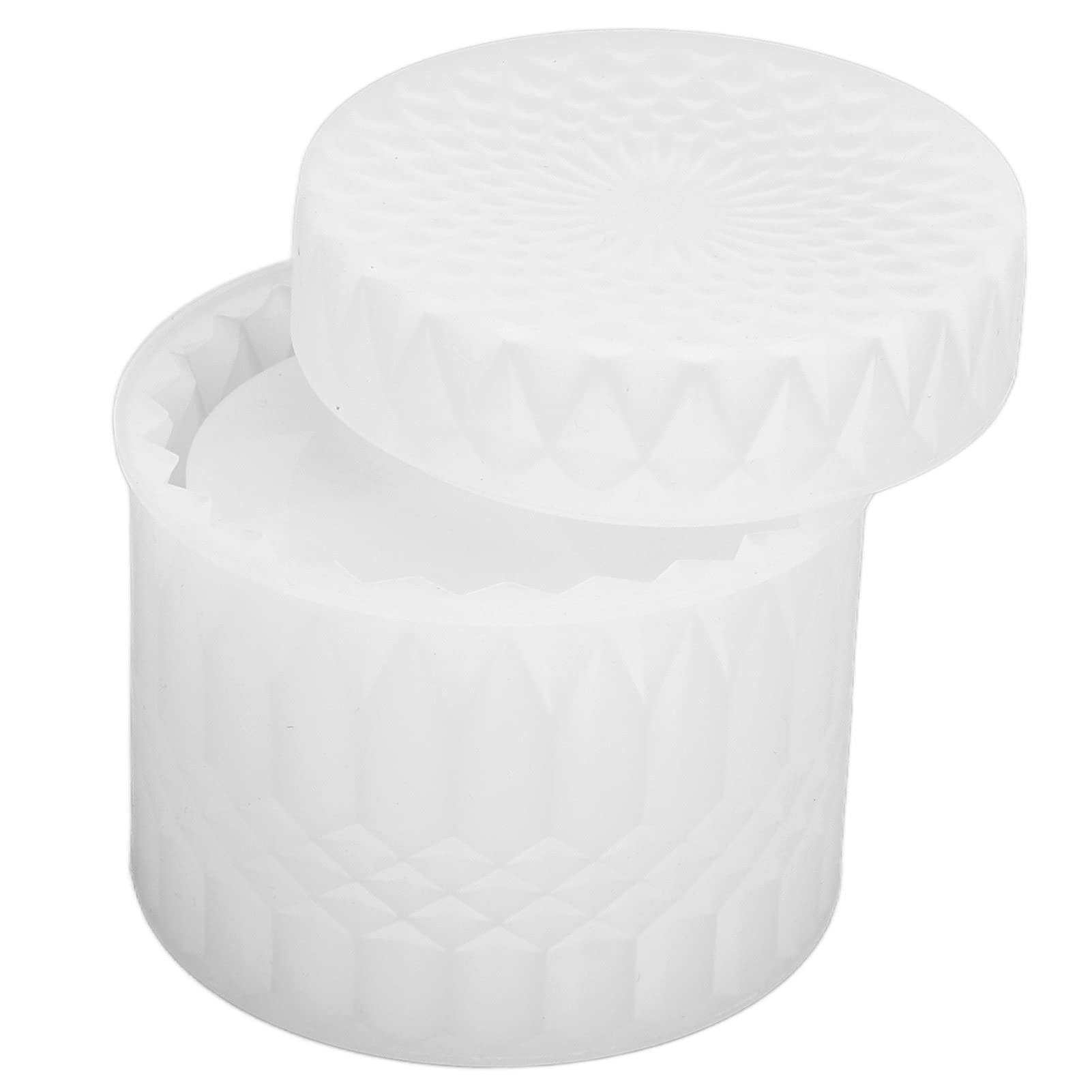 GLOGLOW Epoxy Resin Molds with Lid - Clear Decorative Casting Molds for DIY Crafts, Jewelry Making, Candle Holders & Home Decor | Perfect for Resin Art, Incense Candles, Small Plants, Earrings, Rings, Coins & Keys