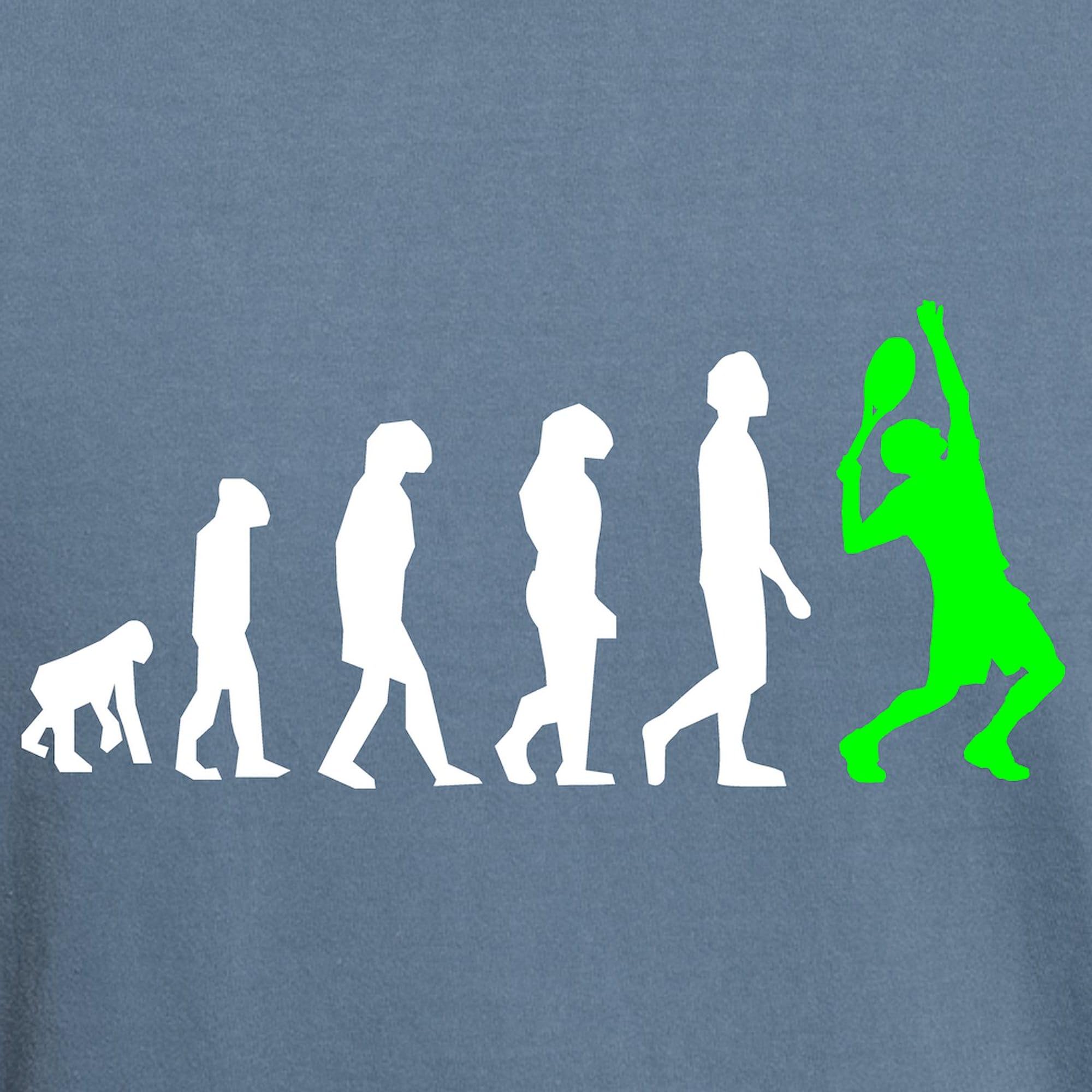 Men's Comfort Colors Tennis Evolution Green T-Shirt - Soft Cotton Tee for Casual Wear, Sports & Gym