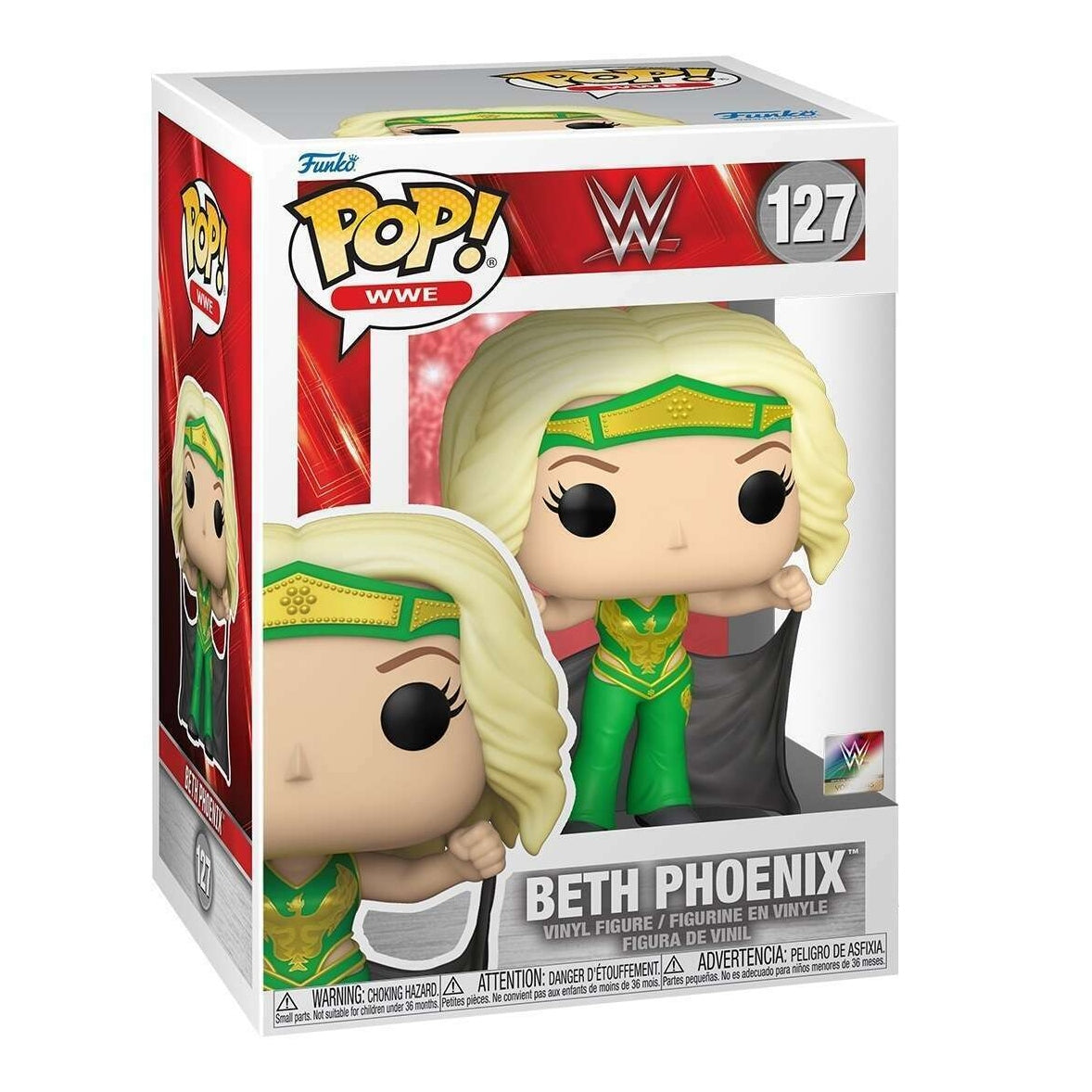 WWE Beth Phoenix Action Figure - Collectible Wrestling Toy for Kids & Fans - Perfect for Play, Display & WWE Memorabilia Collections