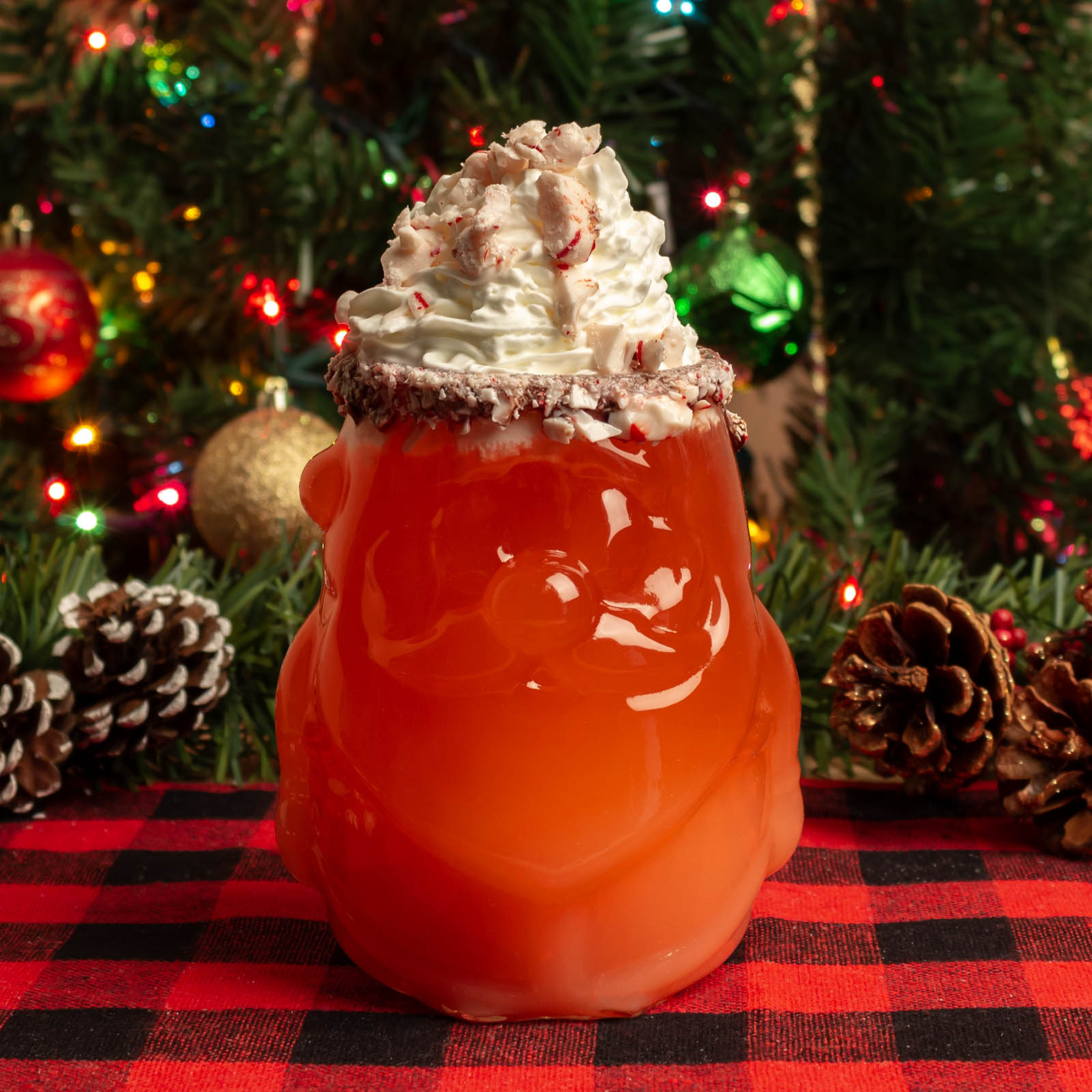 BarConic® Santa Glass - 22 oz Christmas Beer Mug with Festive Holiday Design - Perfect for Holiday Parties, Gifts & Winter Celebrations