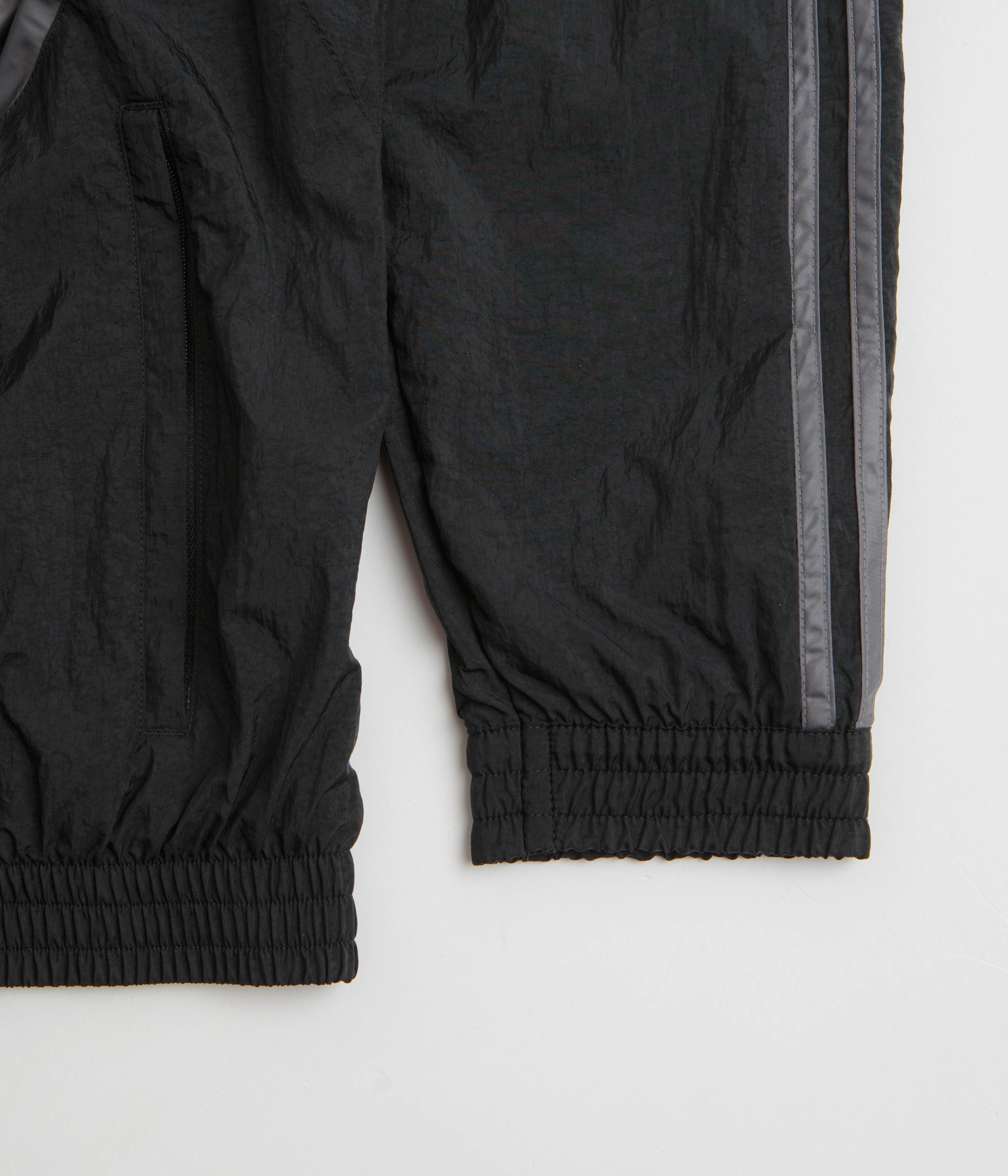 Adidas x Fucking Awesome Aloxe Track Jacket - Black/Granite Color - Stylish Streetwear for Urban Fashion & Skateboarding