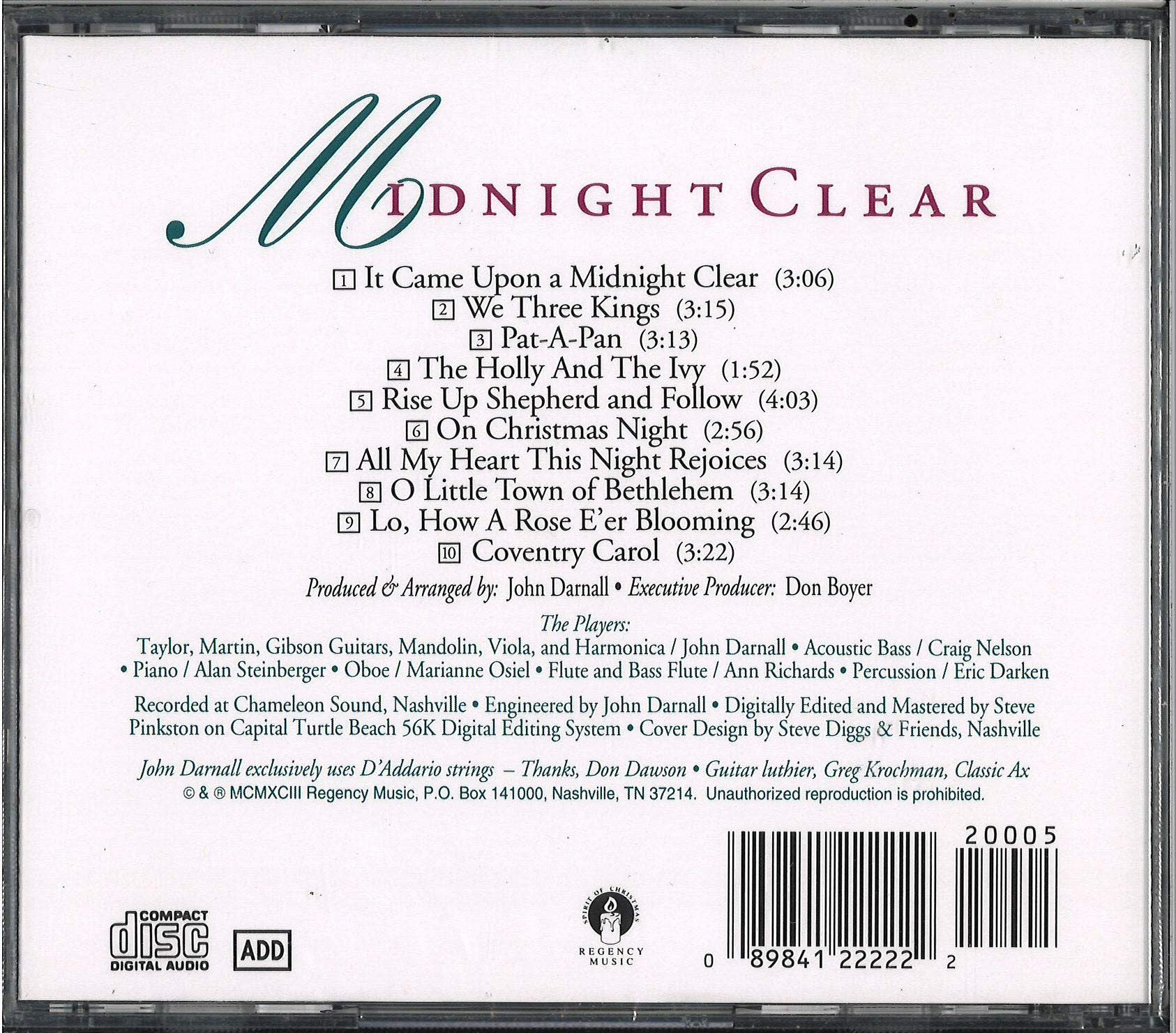 Midnight Clear: Intimate Acoustic Christmas Guitar Music for Holiday Gatherings, Fireplace Relaxation & Cozy Winter Nights