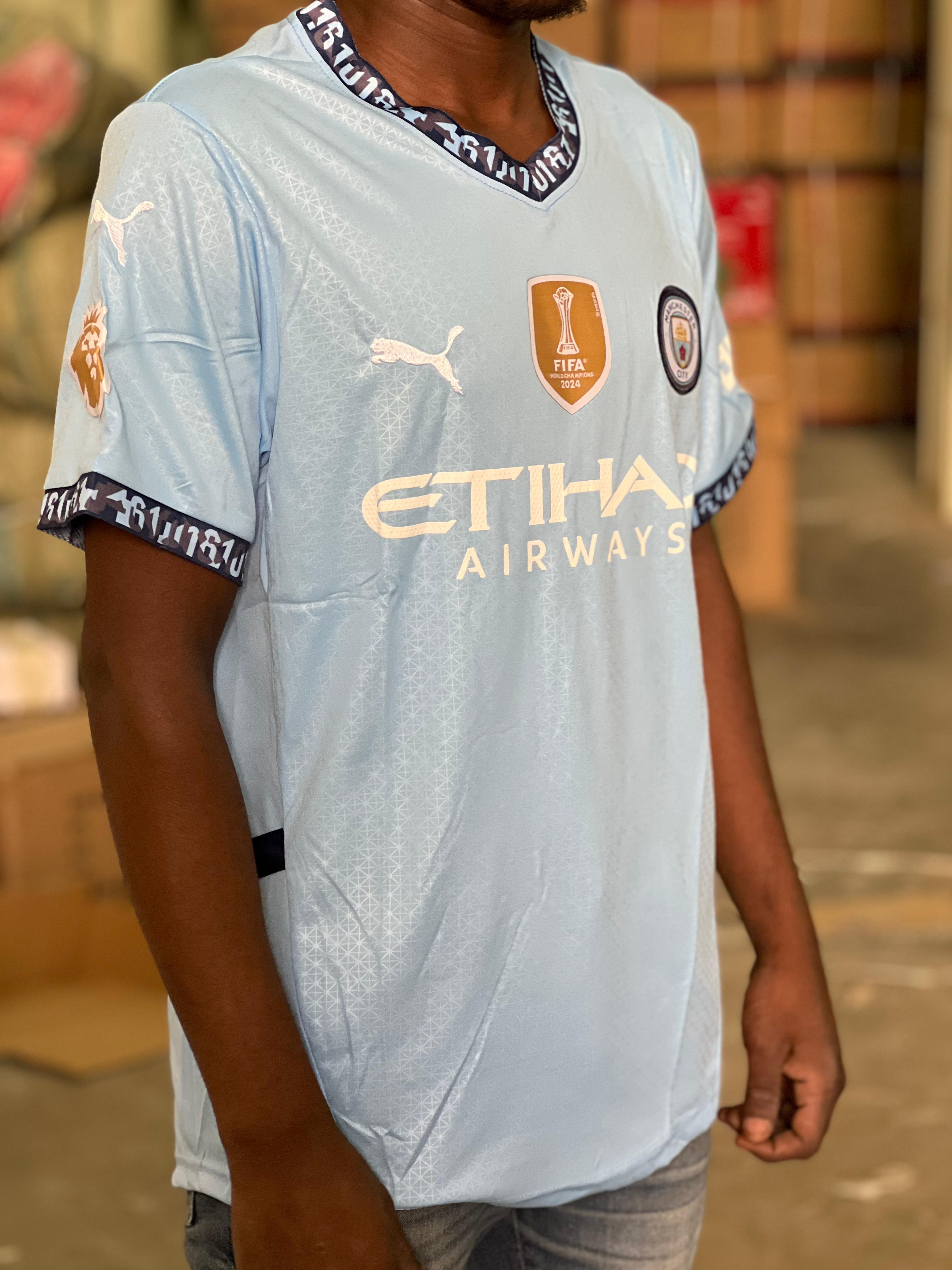 Manchester City Home Jersey 2023-24 Fan Version - Authentic Football Shirt for Men & Women - Perfect for Matchdays & Fan Events